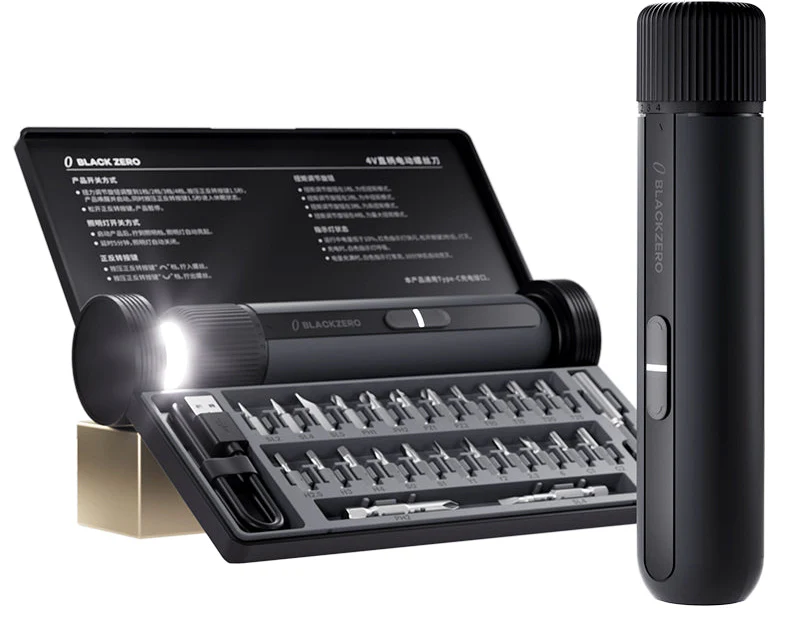 BLACKZERO™ Pro Cordless Screwdriver Kit | 8N.m High-Torque | 25-Piece S2 Steel Set