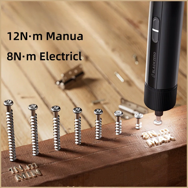 BLACKZERO™ Pro Cordless Screwdriver Kit | 8N.m High-Torque | 25-Piece S2 Steel Set - Image 4