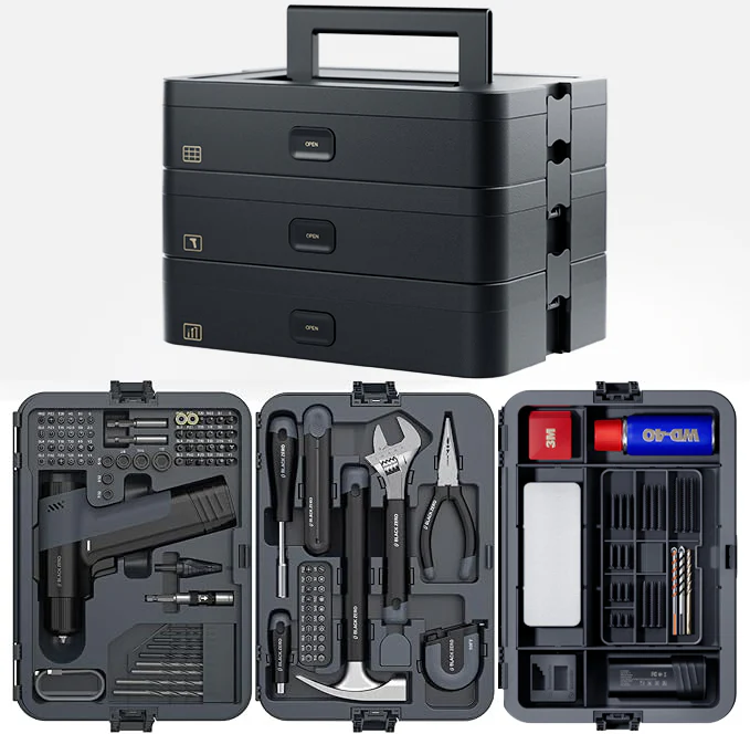 BLACKZERO™ Modular 3-in-1 Toolbox System - Image 9