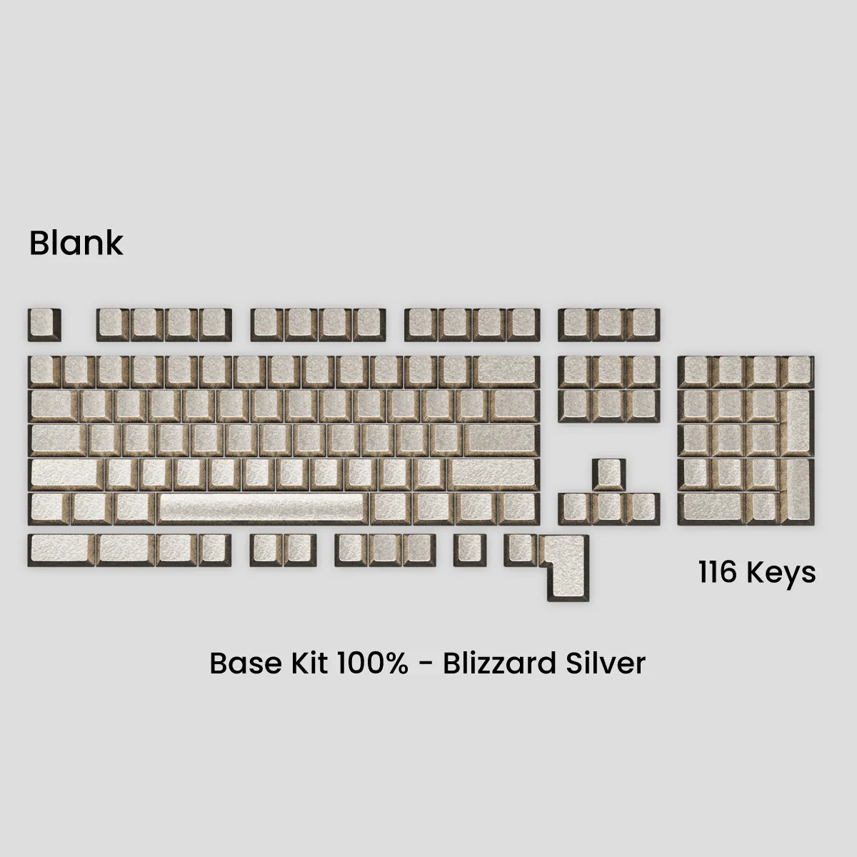 [GB] Awekeys Wild Ice Metal Keycaps Set - Image 13