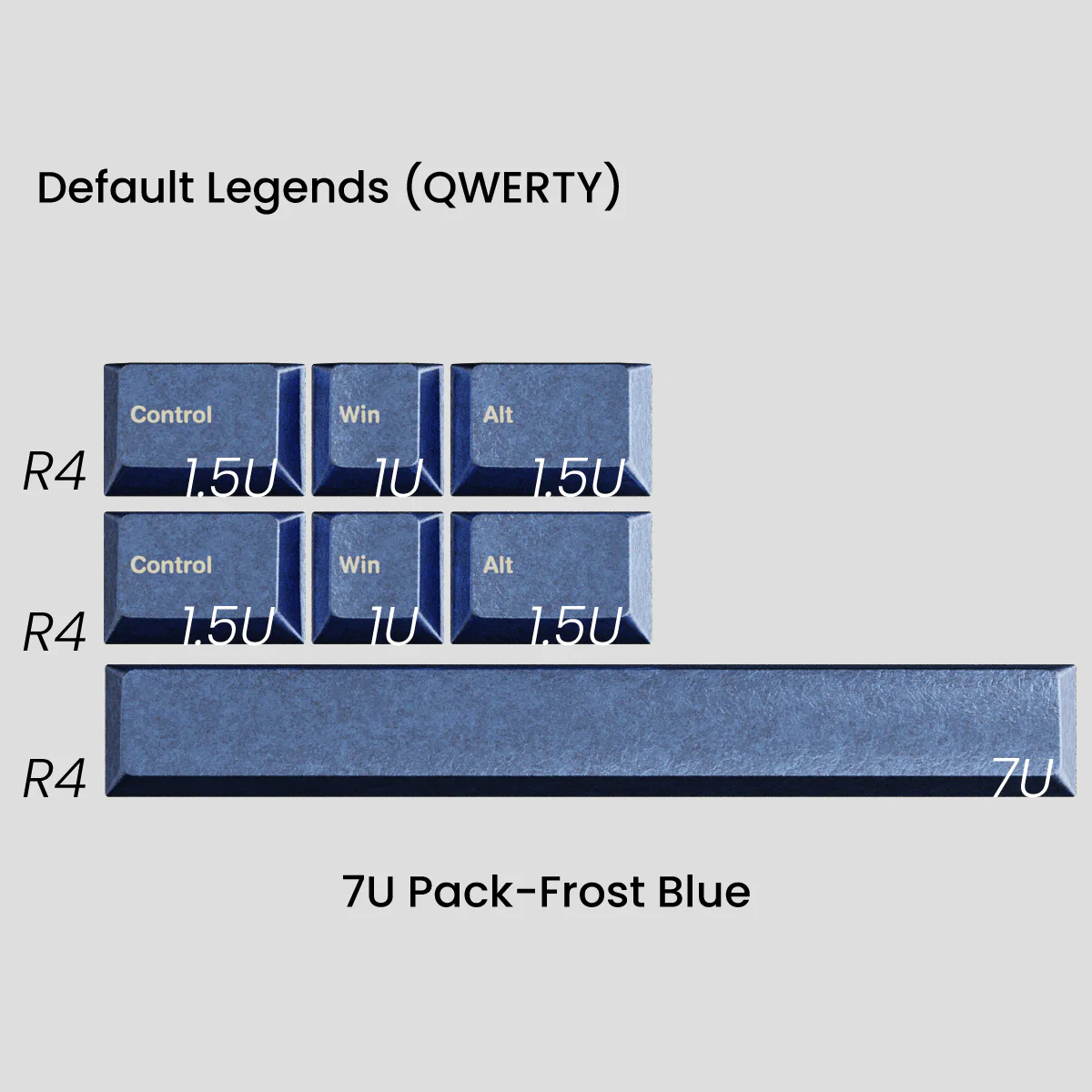 [GB] Awekeys Wild Ice Metal Keycaps Set - Image 25