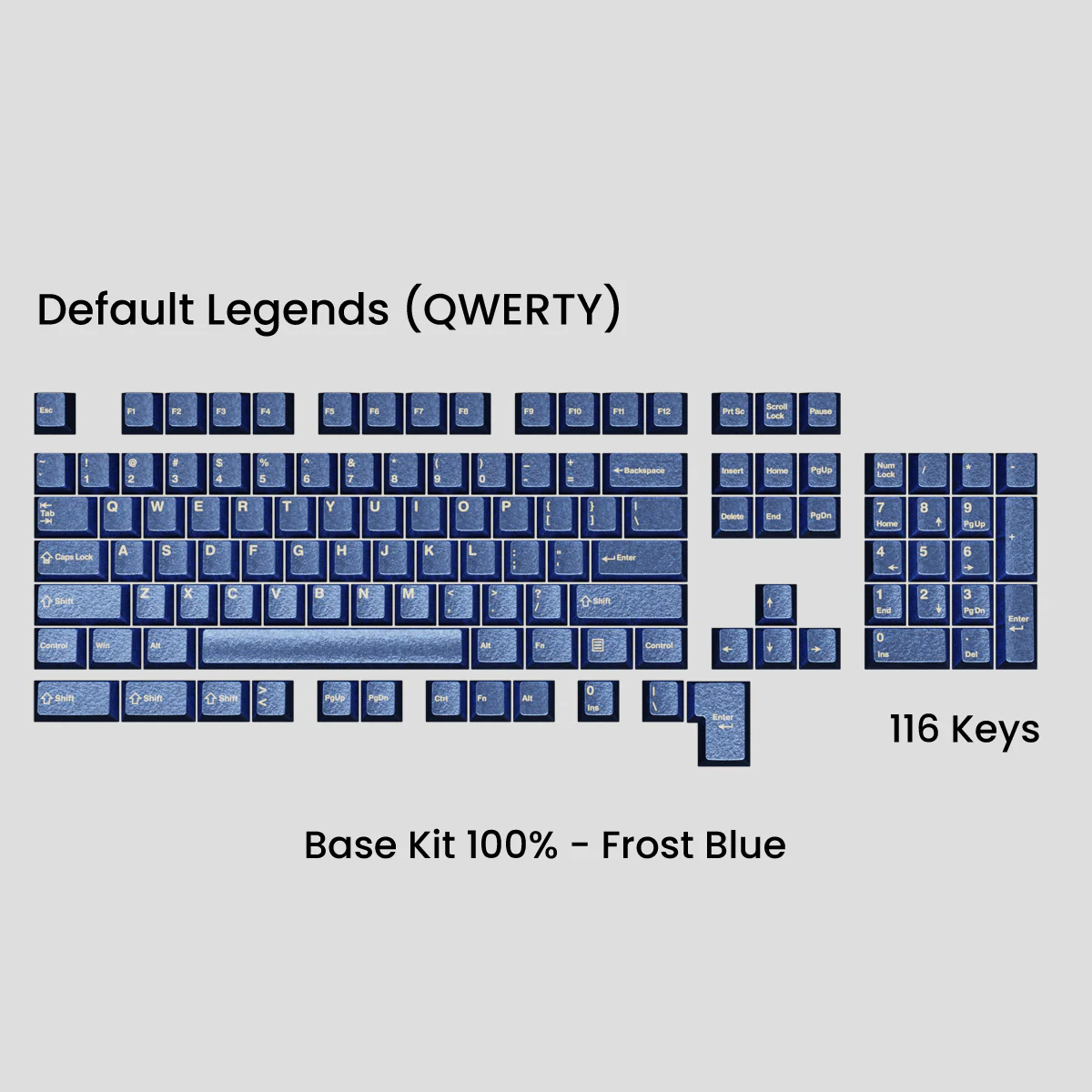 [GB] Awekeys Wild Ice Metal Keycaps Set - Image 5