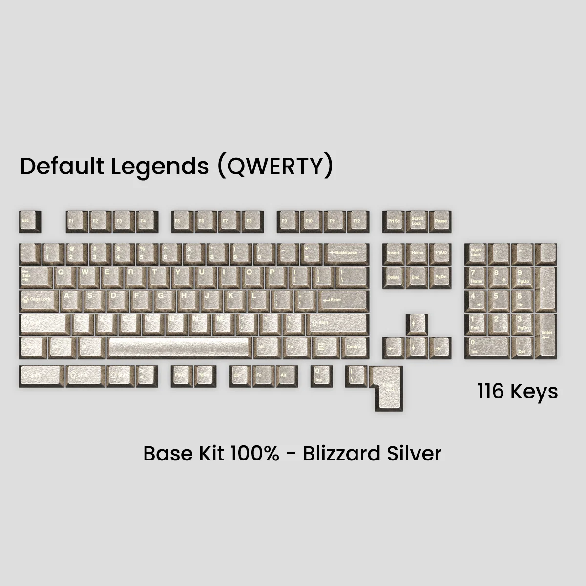 [GB] Awekeys Wild Ice Metal Keycaps Set - Image 63