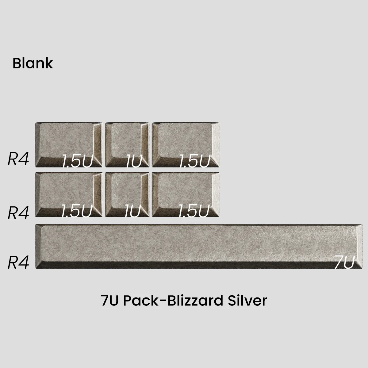 [GB] Awekeys Wild Ice Metal Keycaps Set - Image 68
