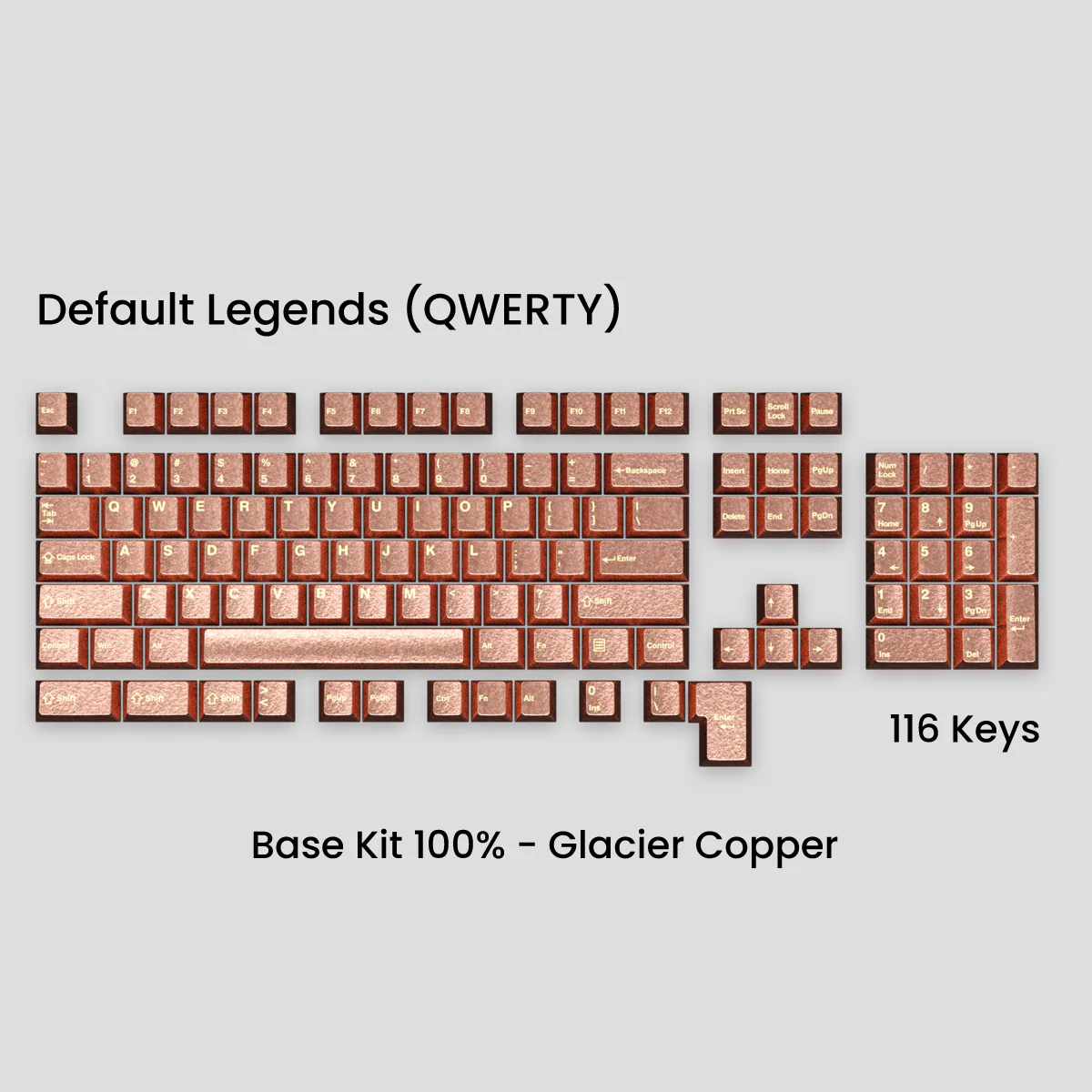 [GB] Awekeys Wild Ice Metal Keycaps Set - Image 7