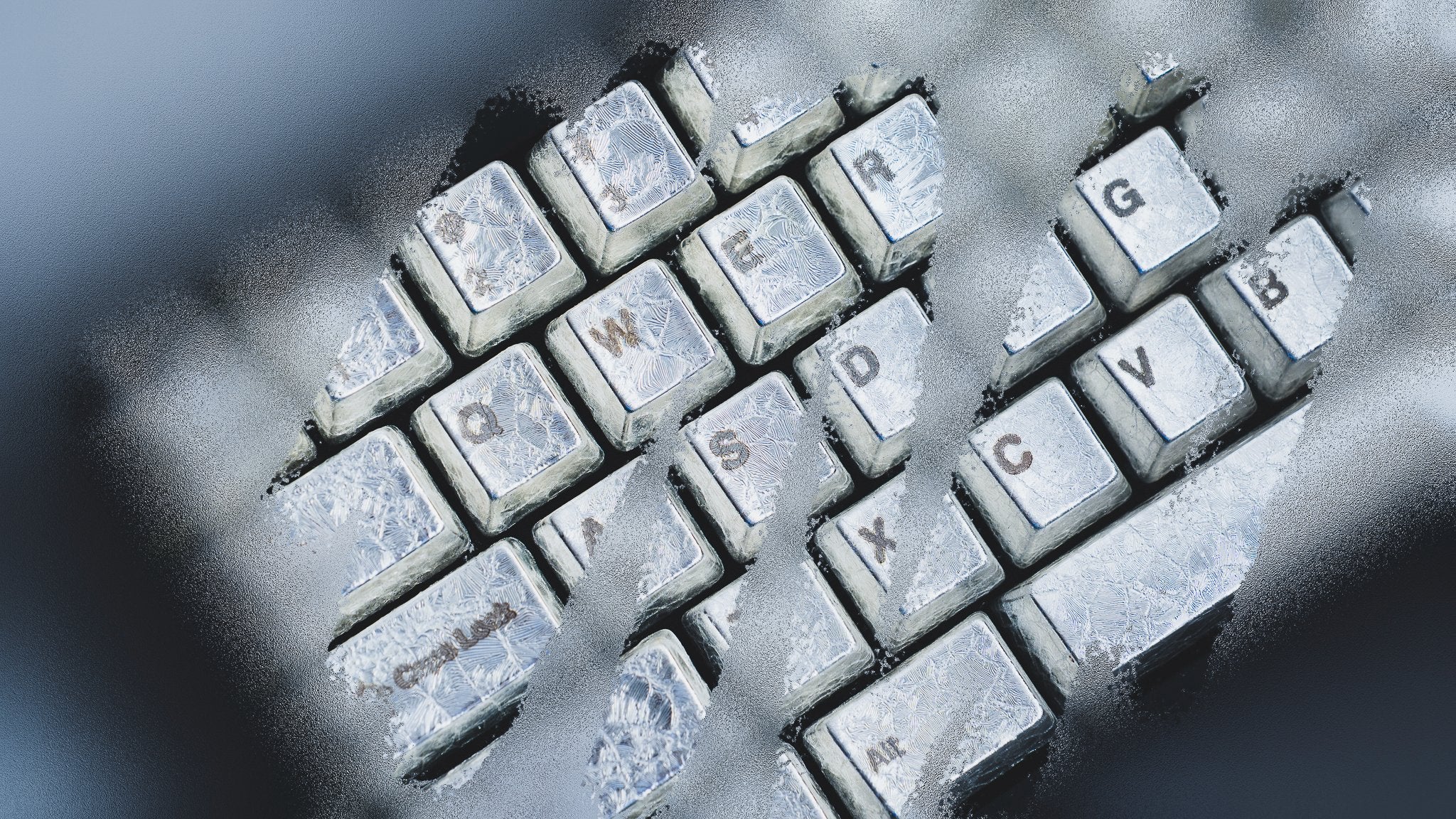 [GB] Awekeys Wild Ice Metal Keycaps Set - Image 85