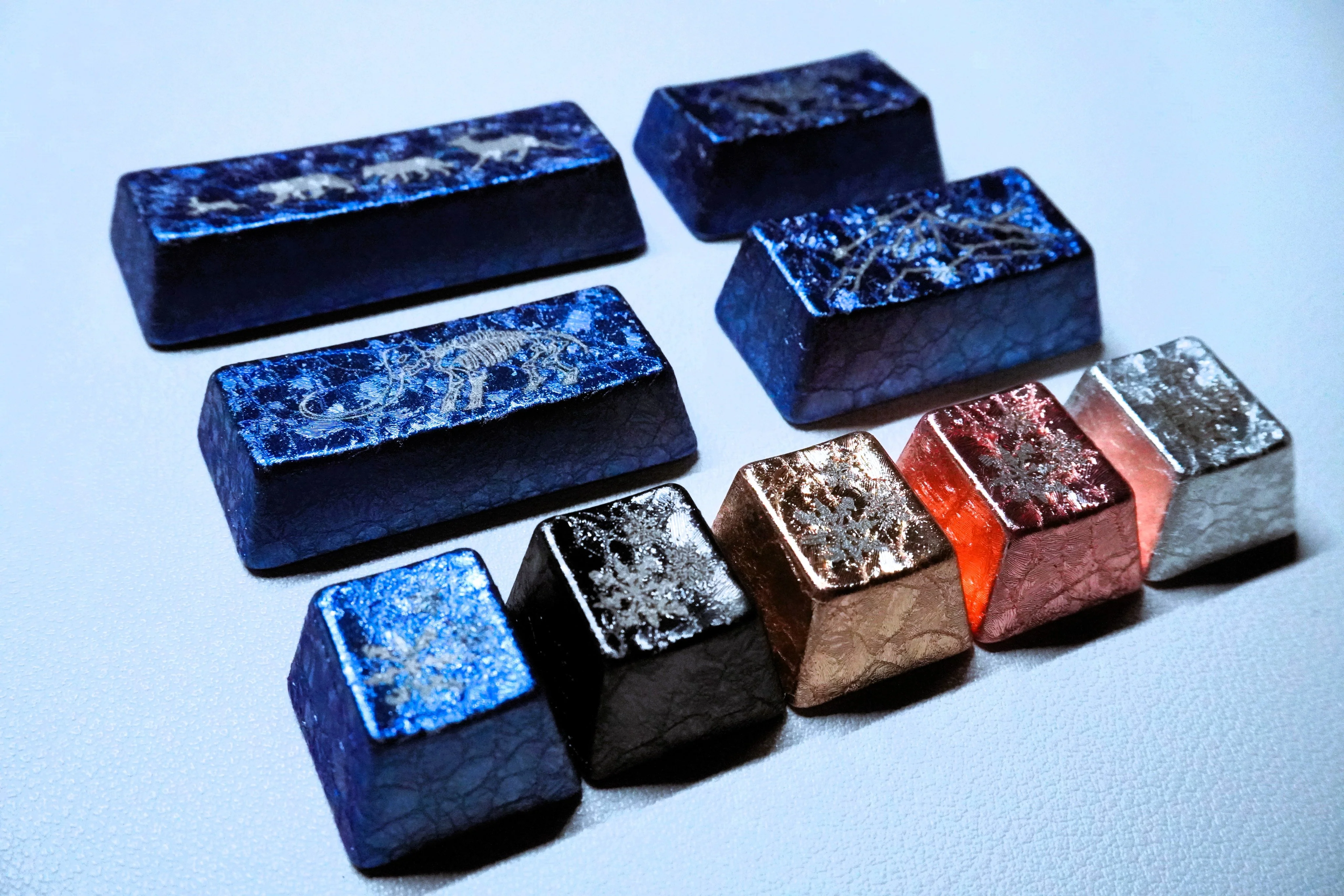 [GB] Awekeys Wild Ice Metal Keycaps Set - Image 86