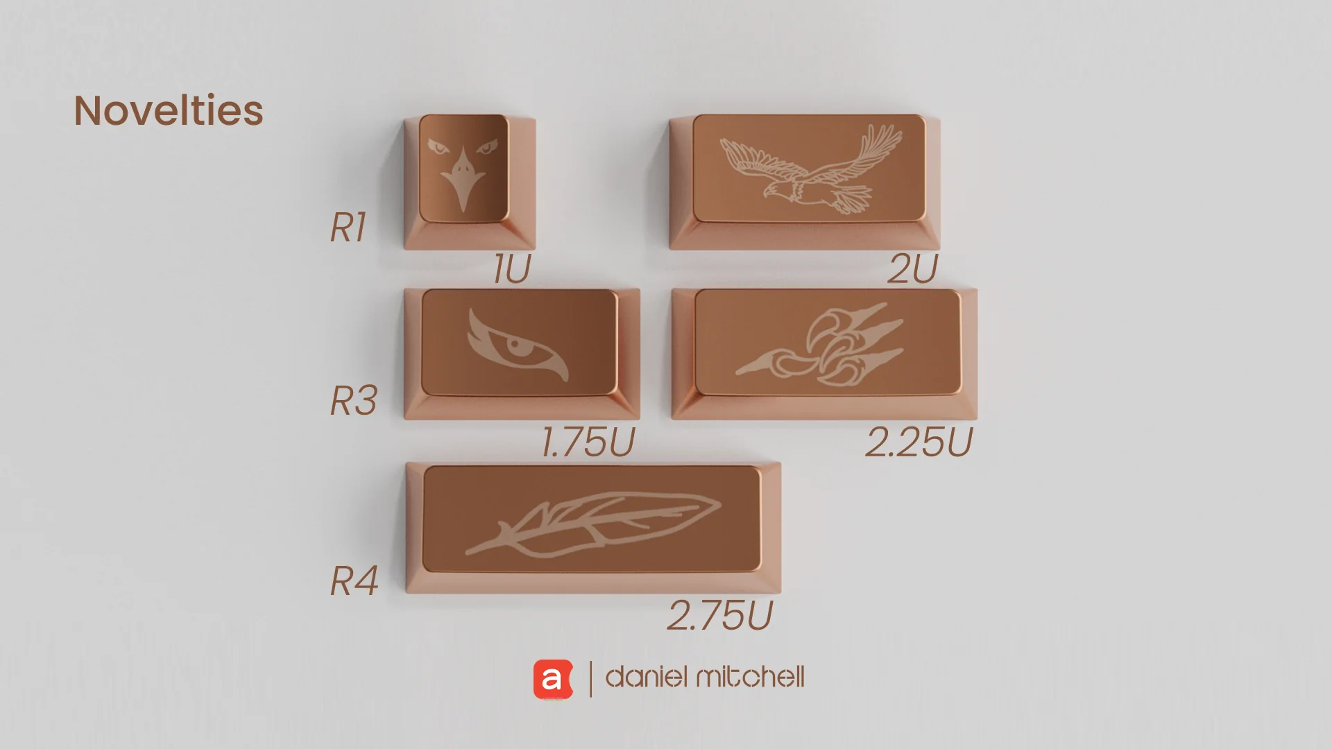 [Group Buy] Awekeys Copper Eagle Full Metal Keycaps - Image 14