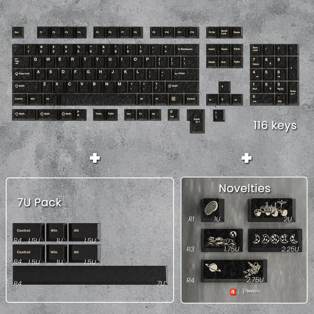 [Group Buy] Awekeys Moon Landing Full Metal Keycaps - Image 4