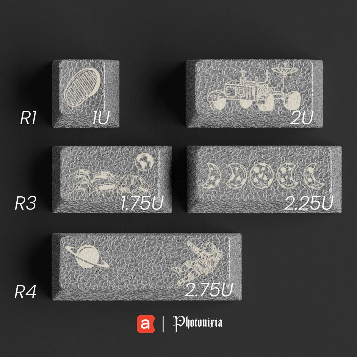 [Group Buy] Awekeys Moon Landing Full Metal Keycaps - Image 7