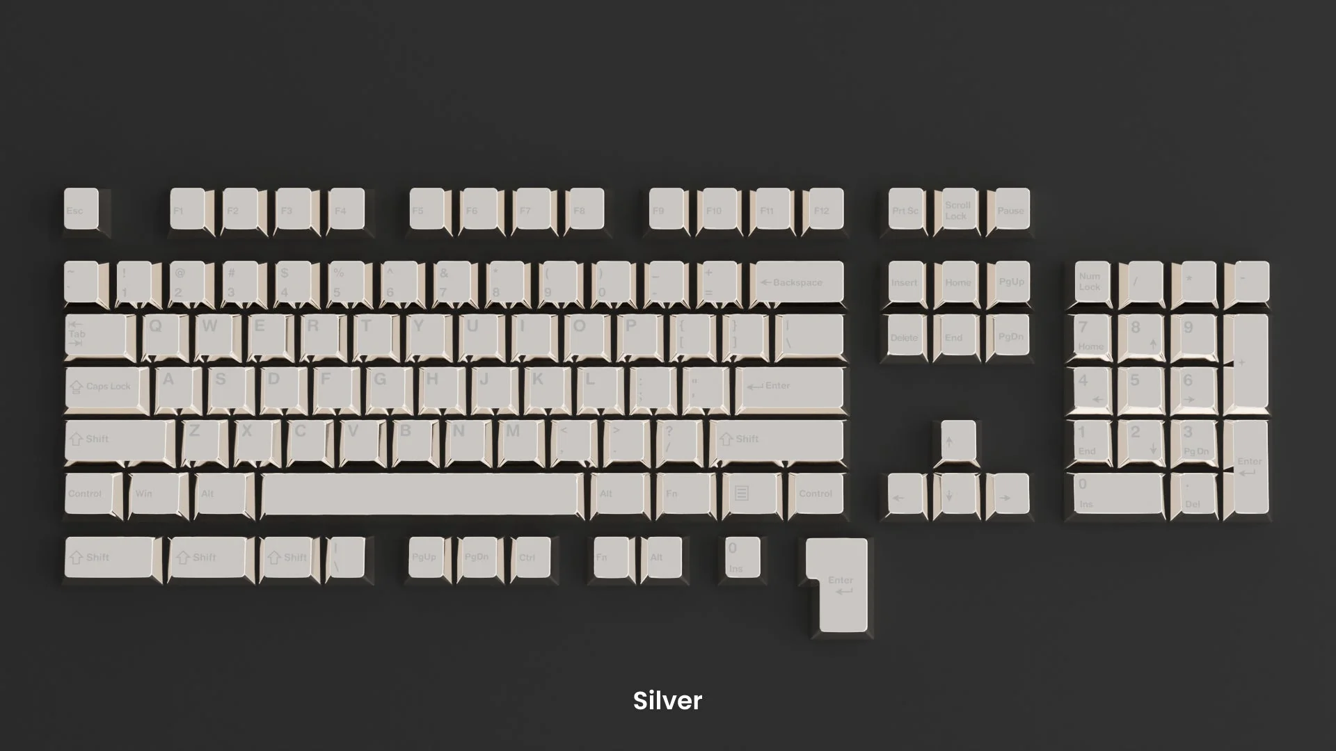 [Groupbuy] Awekeys Special Version Recycled Metal Cherry Profile Keycap Set - Image 4