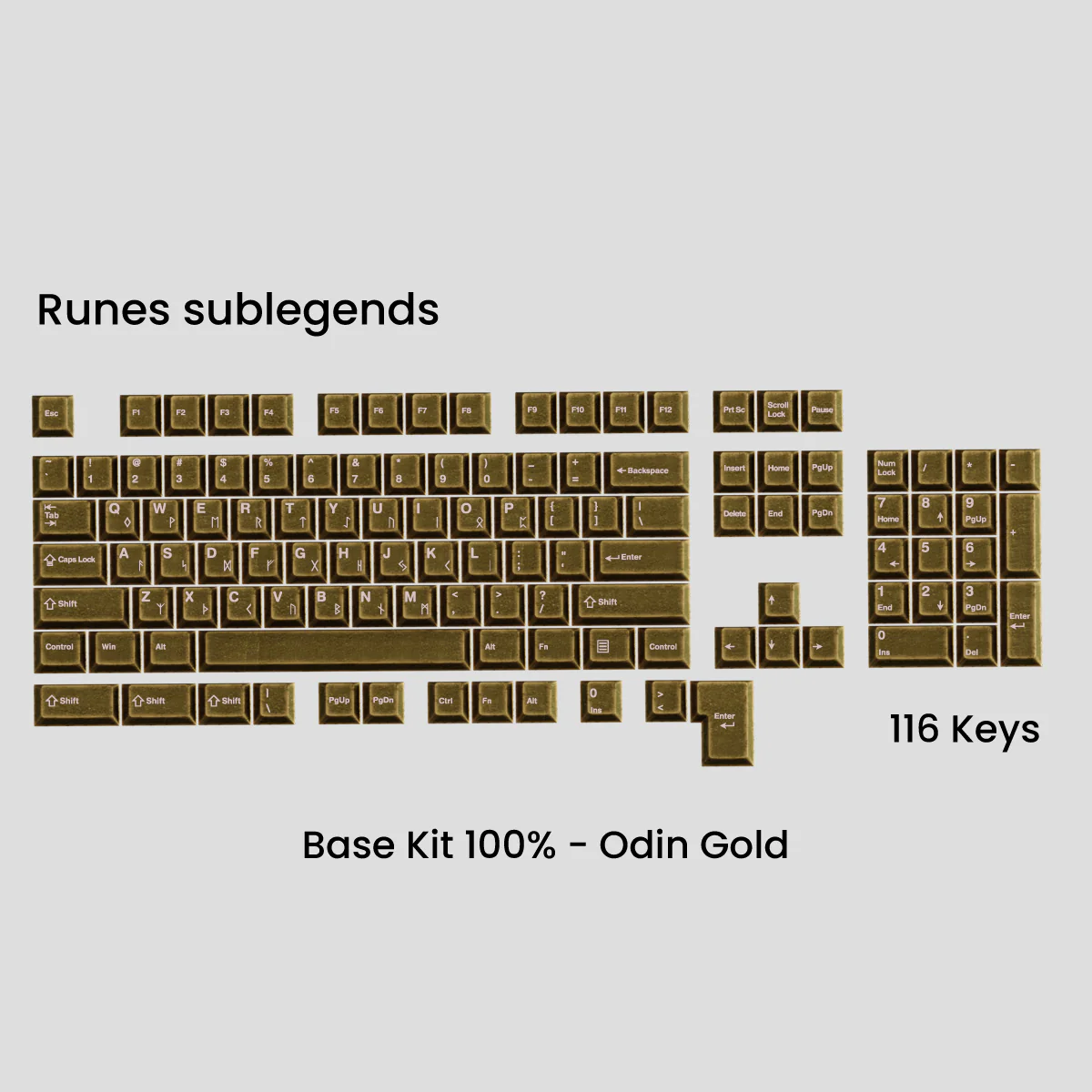 [GB] Awekeys Viking Antiques Full Metal Keycaps - Base Kit - Image 22