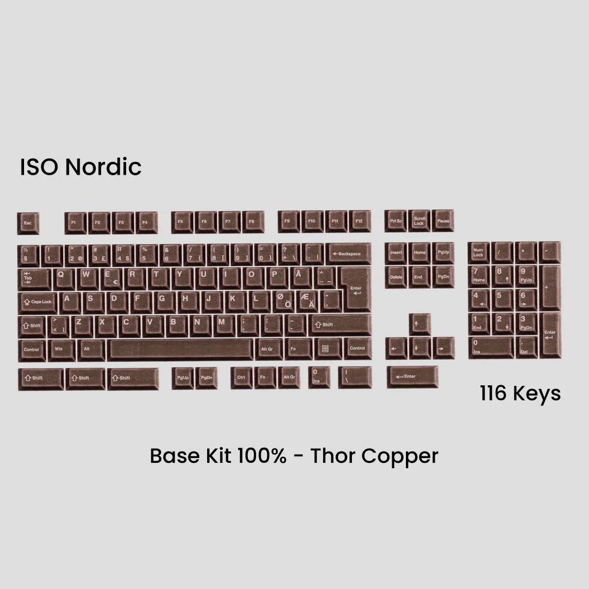 [GB] Awekeys Viking Antiques Full Metal Keycaps - Base Kit - Image 38