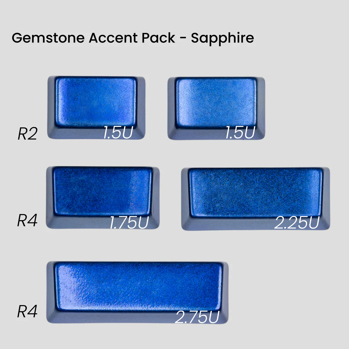 [GB] Awekeys Viking Antiques Full Metal Keycaps - Gemstone Accent Pack - Image 7