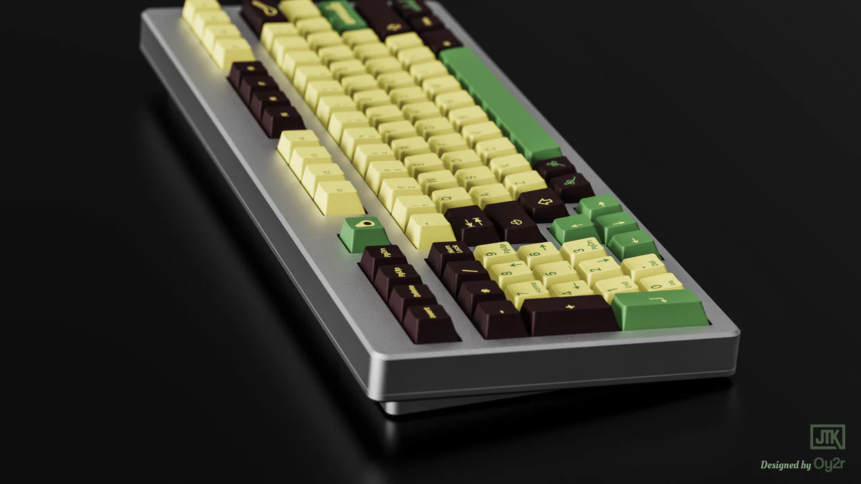 [In-stock] JTK AVOCADO Cherry Profile Tripleshot ABS Keycap Set - Image 6