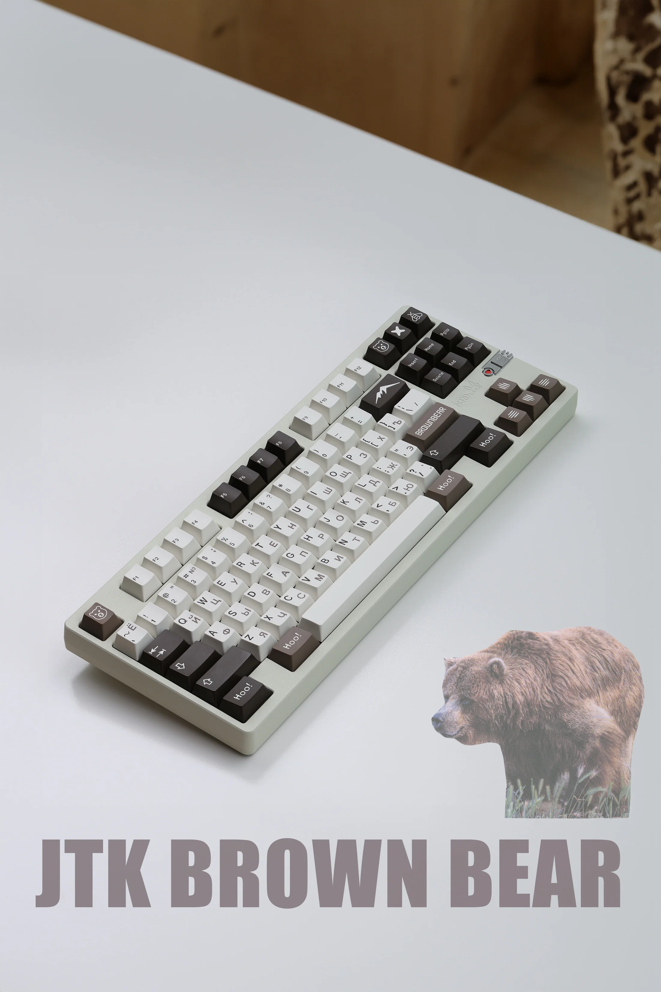 [In-stock] JTK BEAR Cherry Profile Doubleshot ABS Keycap Set - Image 4