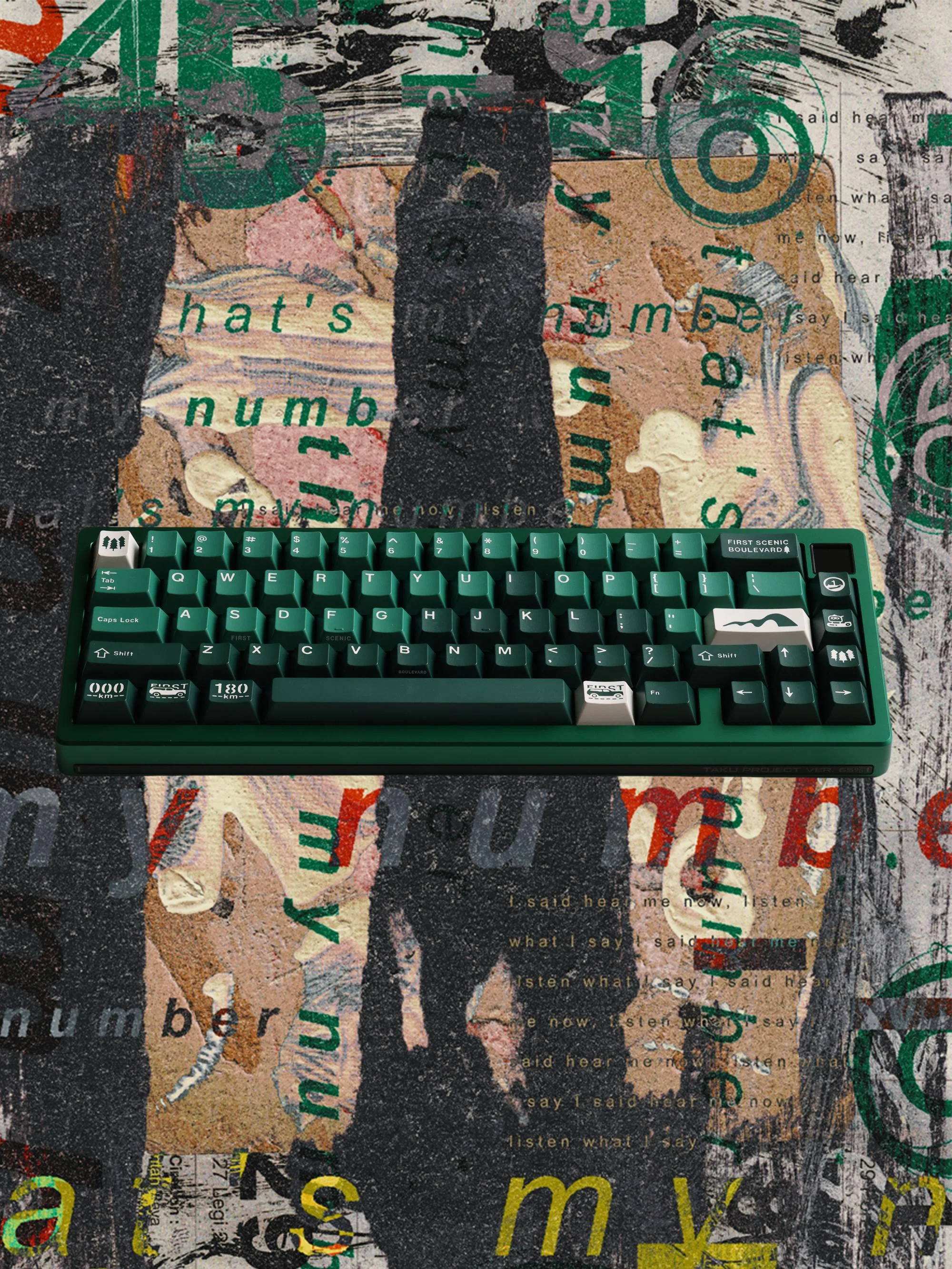 [In-stock] JTK Boulevard Cherry Profile Doubleshot ABS Keycap Set - Image 11