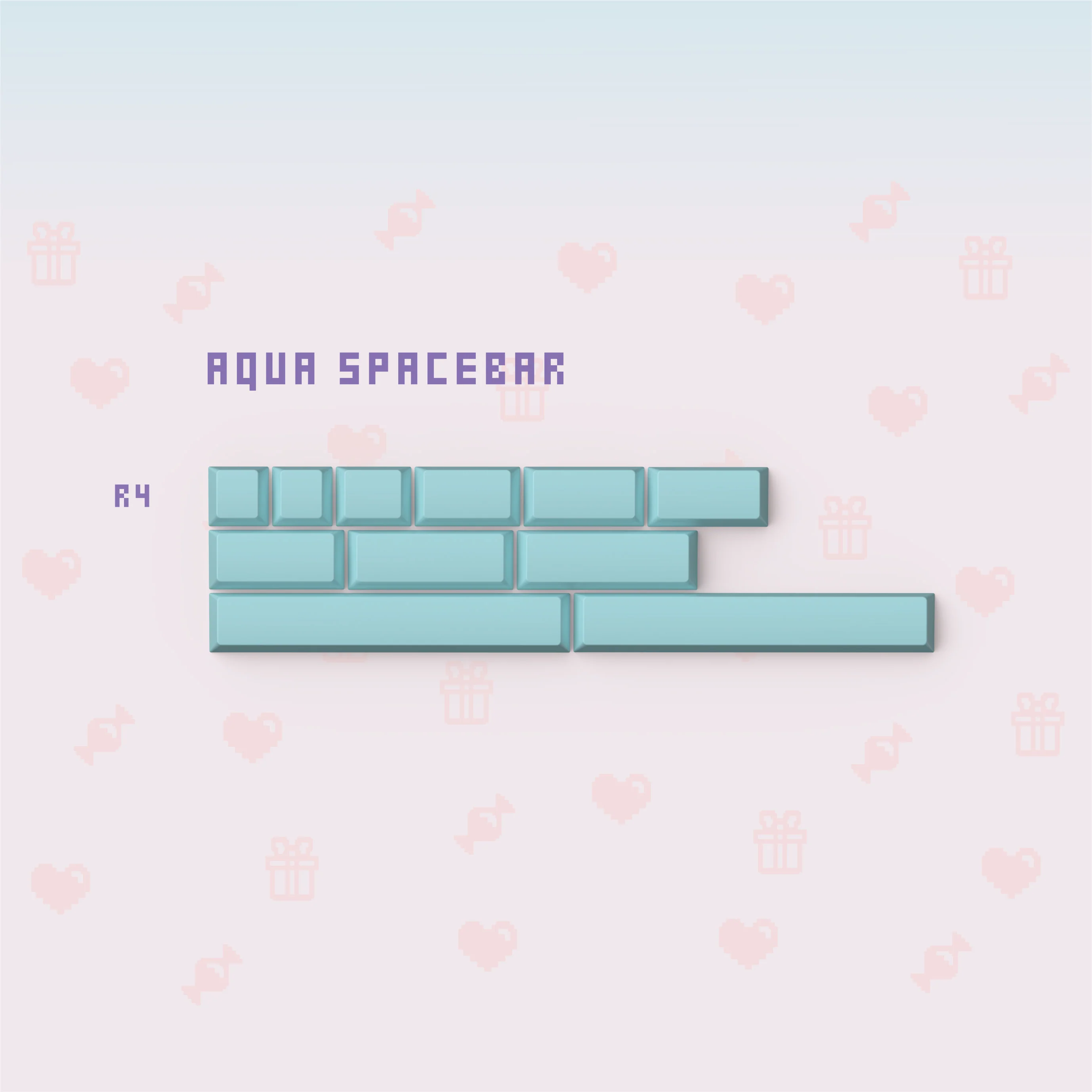 [In-stock] JTK NEEDY CANDY Cherry Profile Doubleshot ABS Keycap Set - Image 12