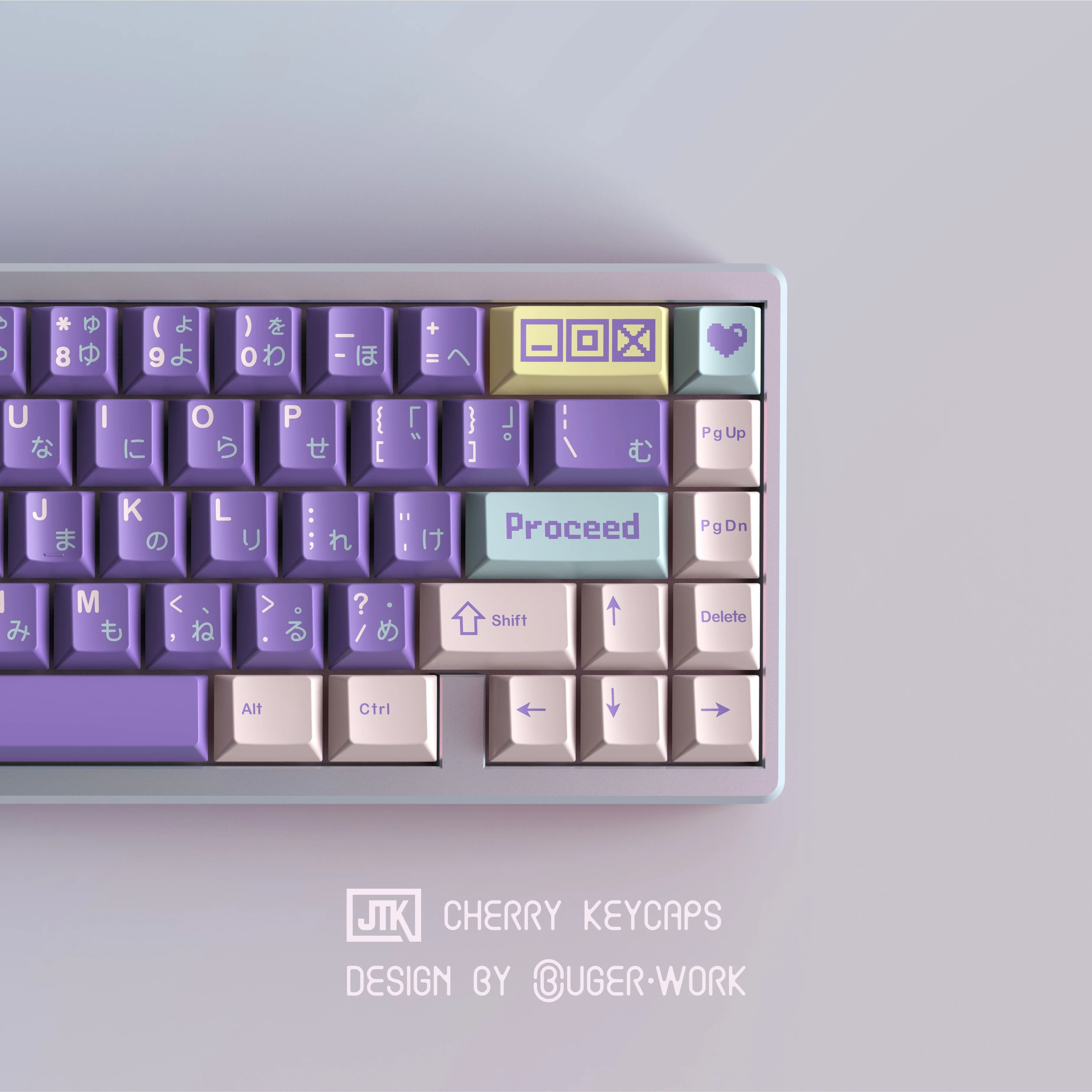 [In-stock] JTK NEEDY CANDY Cherry Profile Doubleshot ABS Keycap Set - Image 4