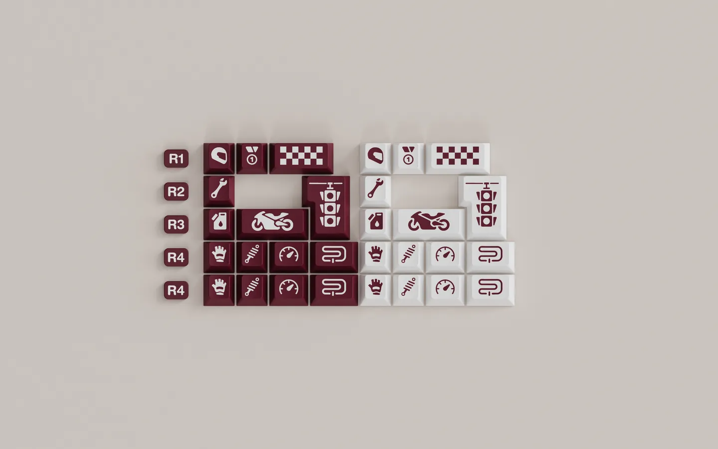 [In-stock] JTK RIDE Cherry Profile Doubleshot ABS Keycap Set - Image 10