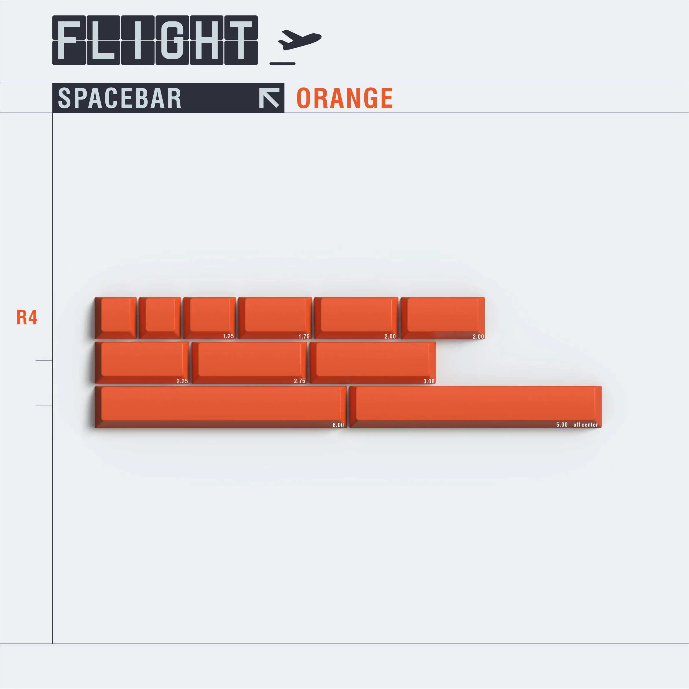 [In-stock] JTK FLIGHT Cherry Profile Doubleshot ABS Keycap Set - Image 10
