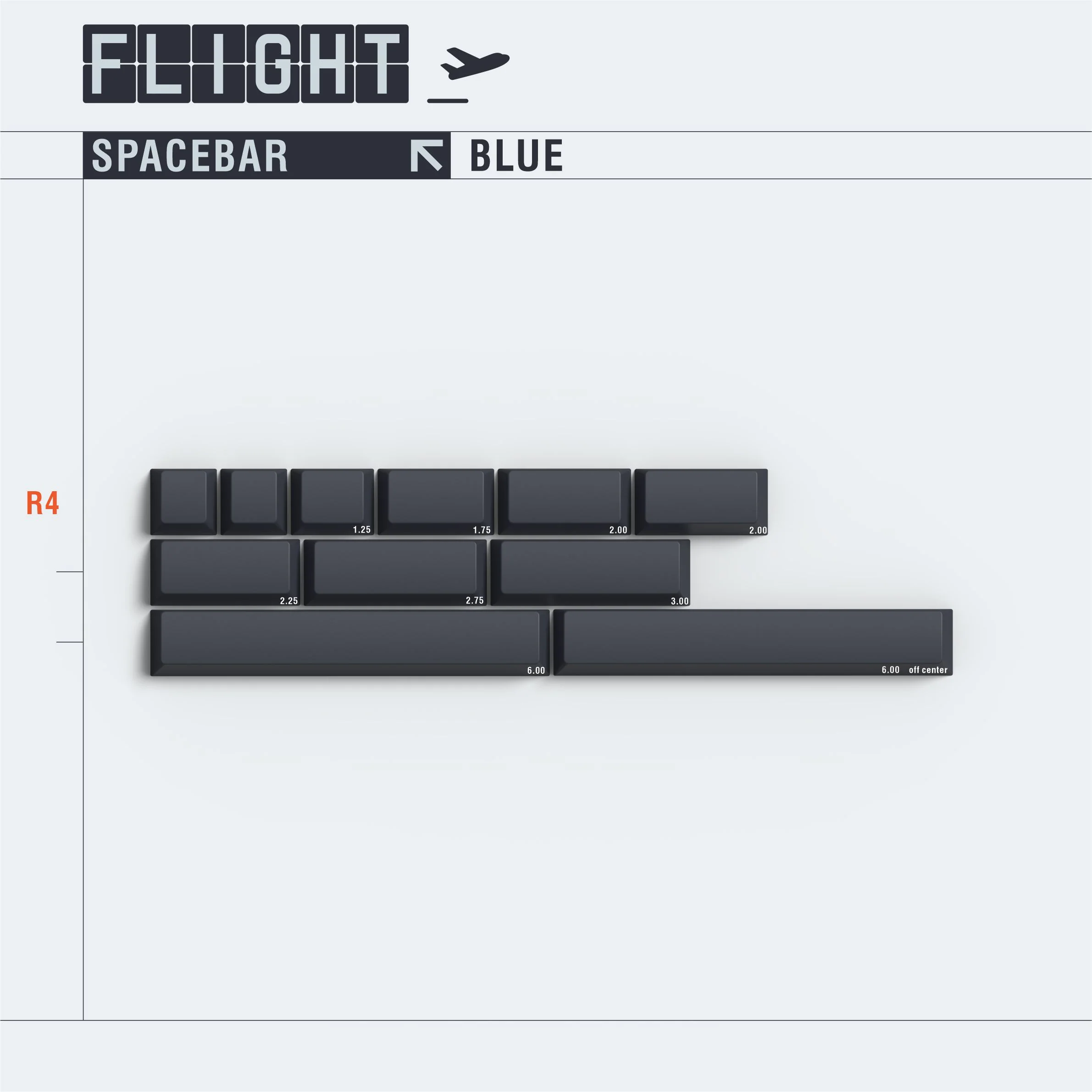 [In-stock] JTK FLIGHT Cherry Profile Doubleshot ABS Keycap Set - Image 11