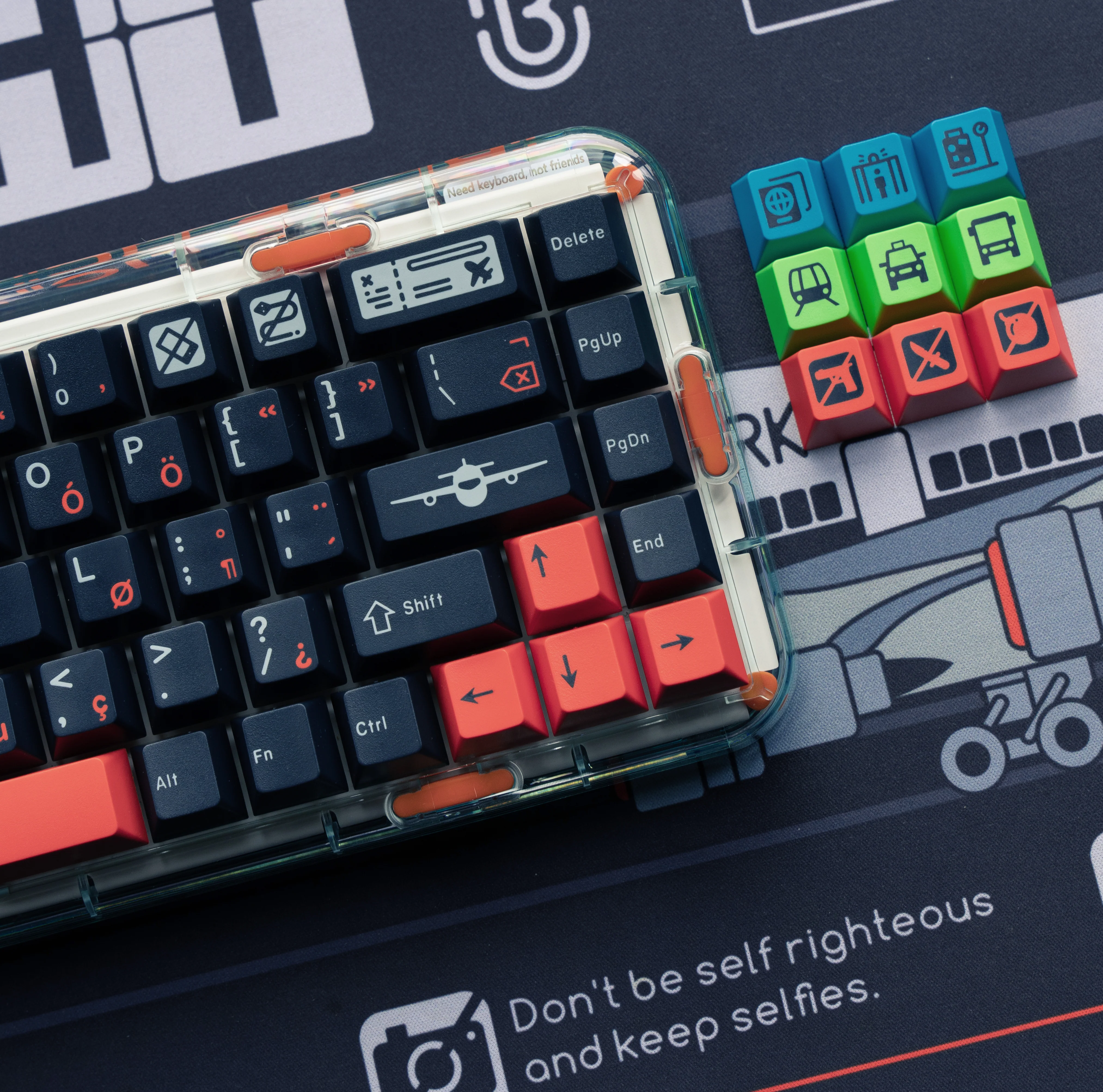 [In-stock] JTK FLIGHT Cherry Profile Doubleshot ABS Keycap Set - Image 3
