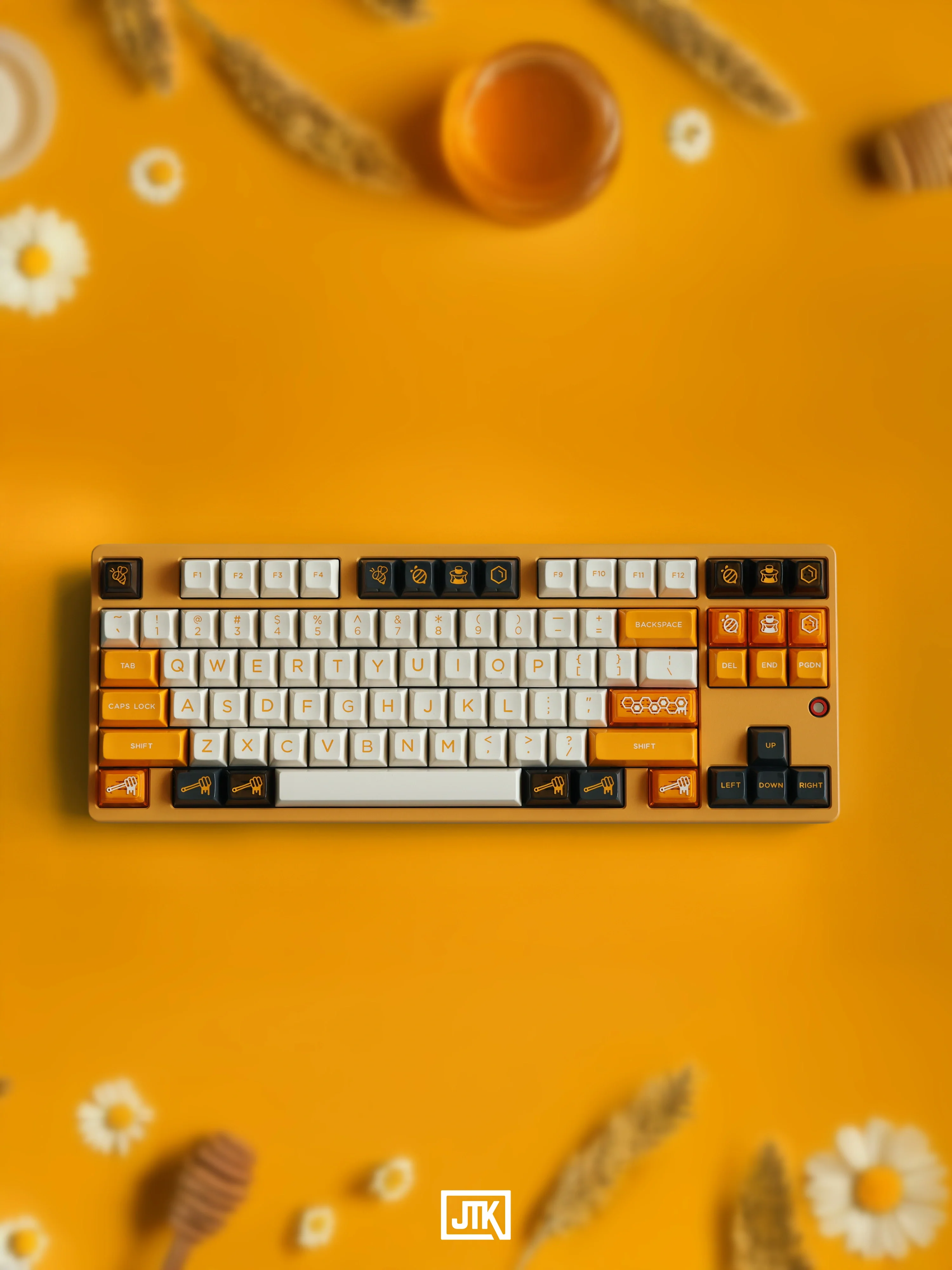 JTK HSA Bee Keeping ABS Doubleshot Glossy Surface Keycap Set