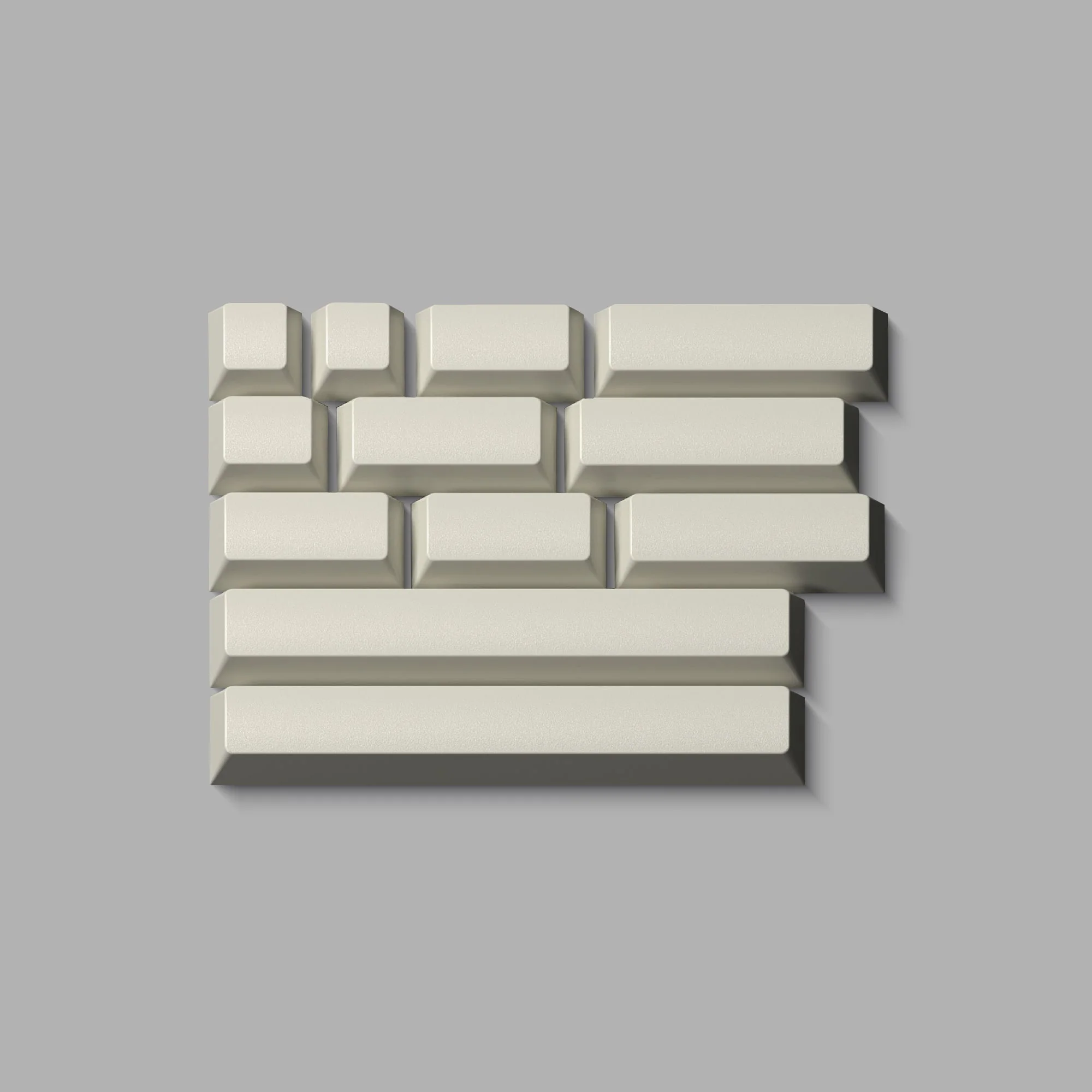 JTK Beige Cherry Profile PBT&ABS Tripeshot Keycap Set - Image 13