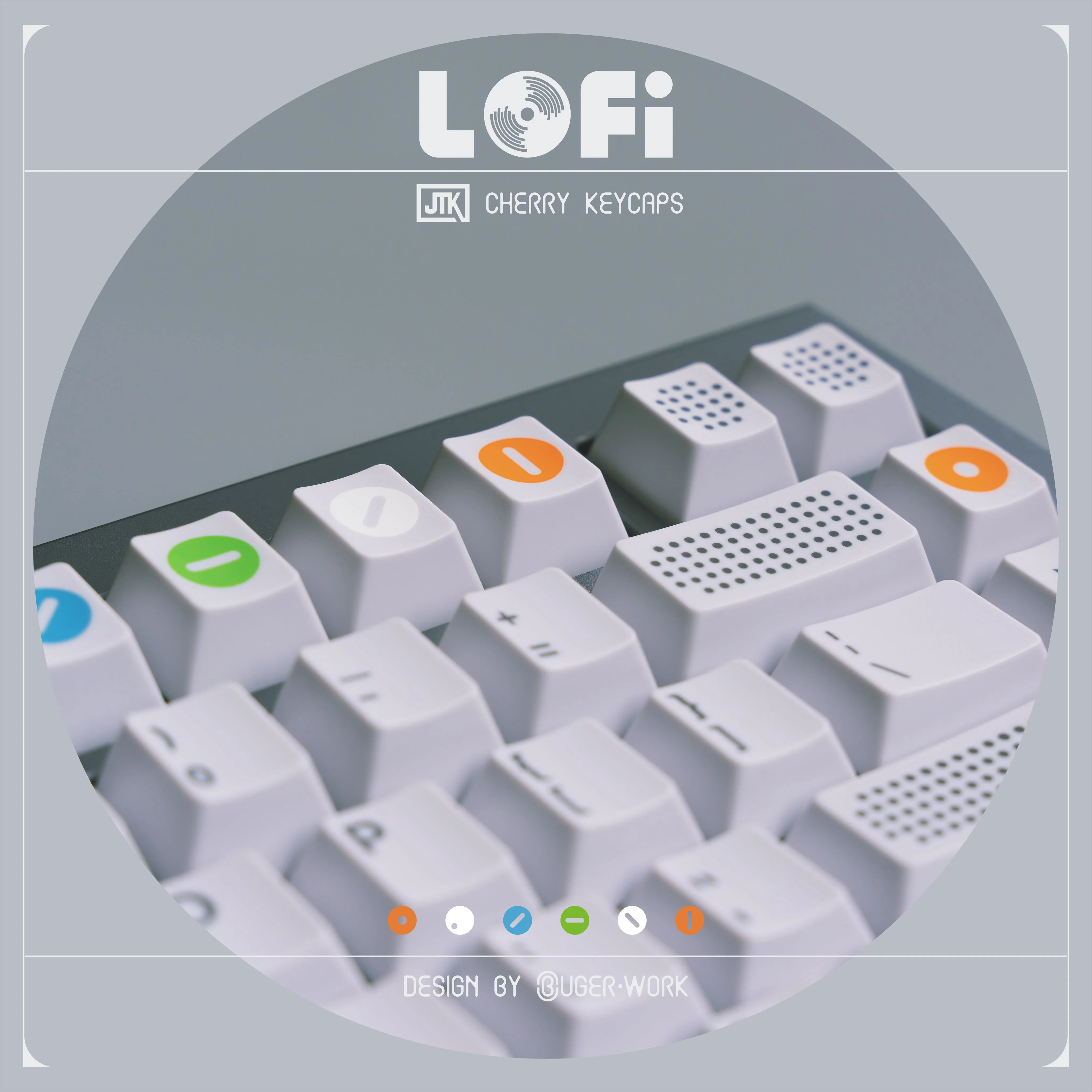 [In-stock] JTK LOFI Cherry Profile Doubleshot ABS Keycap Set - Image 9