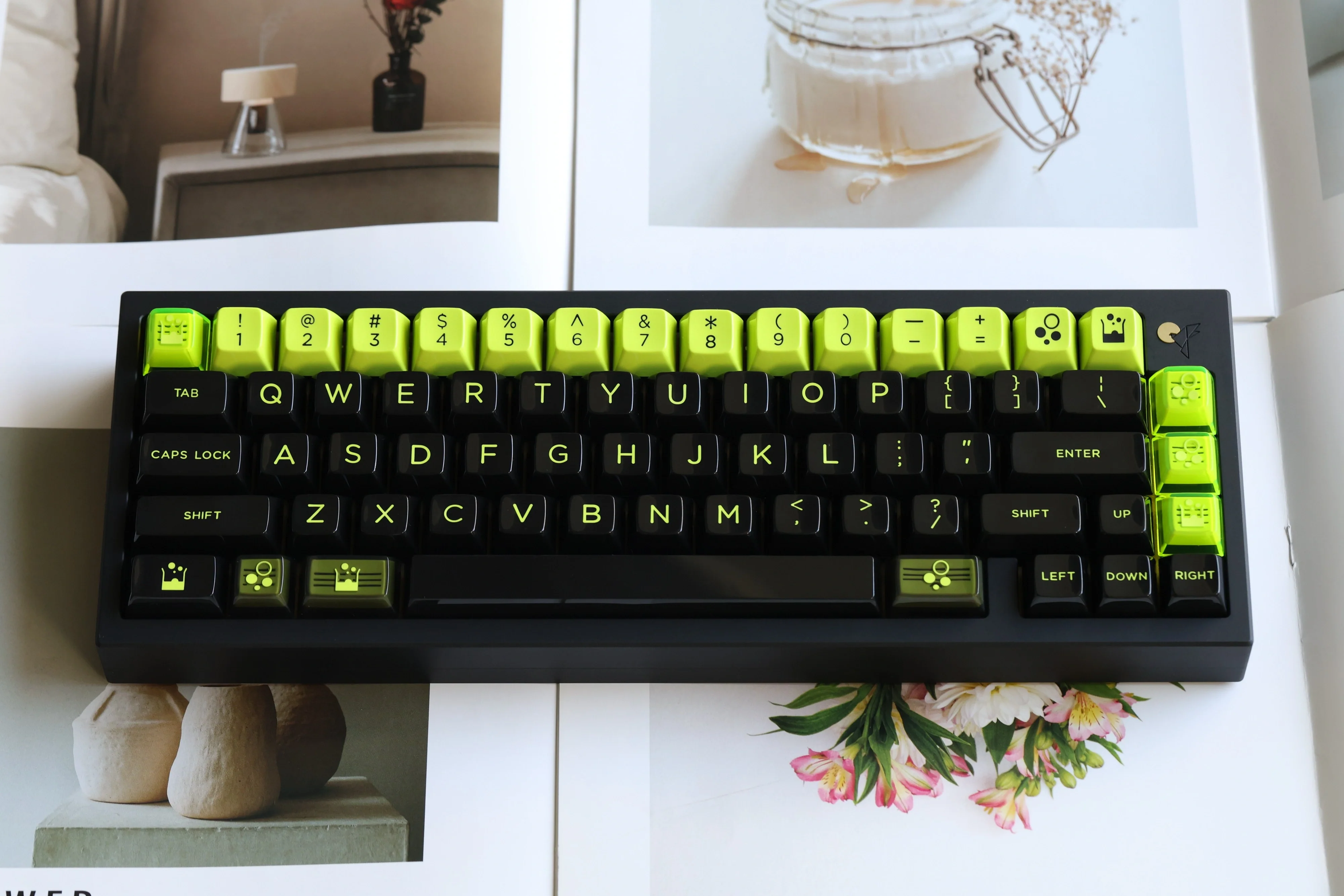 JTK TOXIC HSA Profile ABS Doubleshot Glossy Surface Keycap Set - Image 4