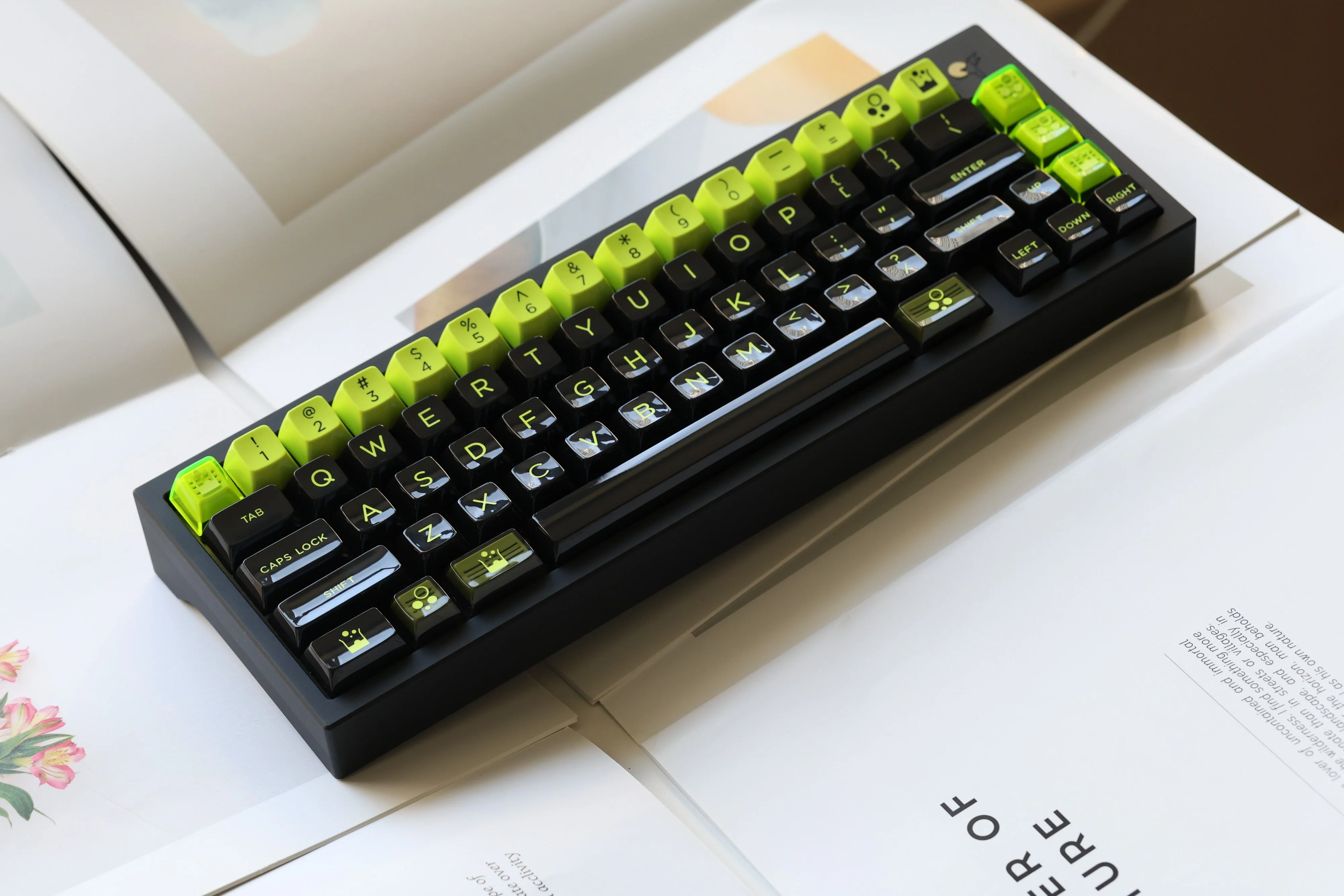 JTK TOXIC HSA Profile ABS Doubleshot Glossy Surface Keycap Set - Image 8