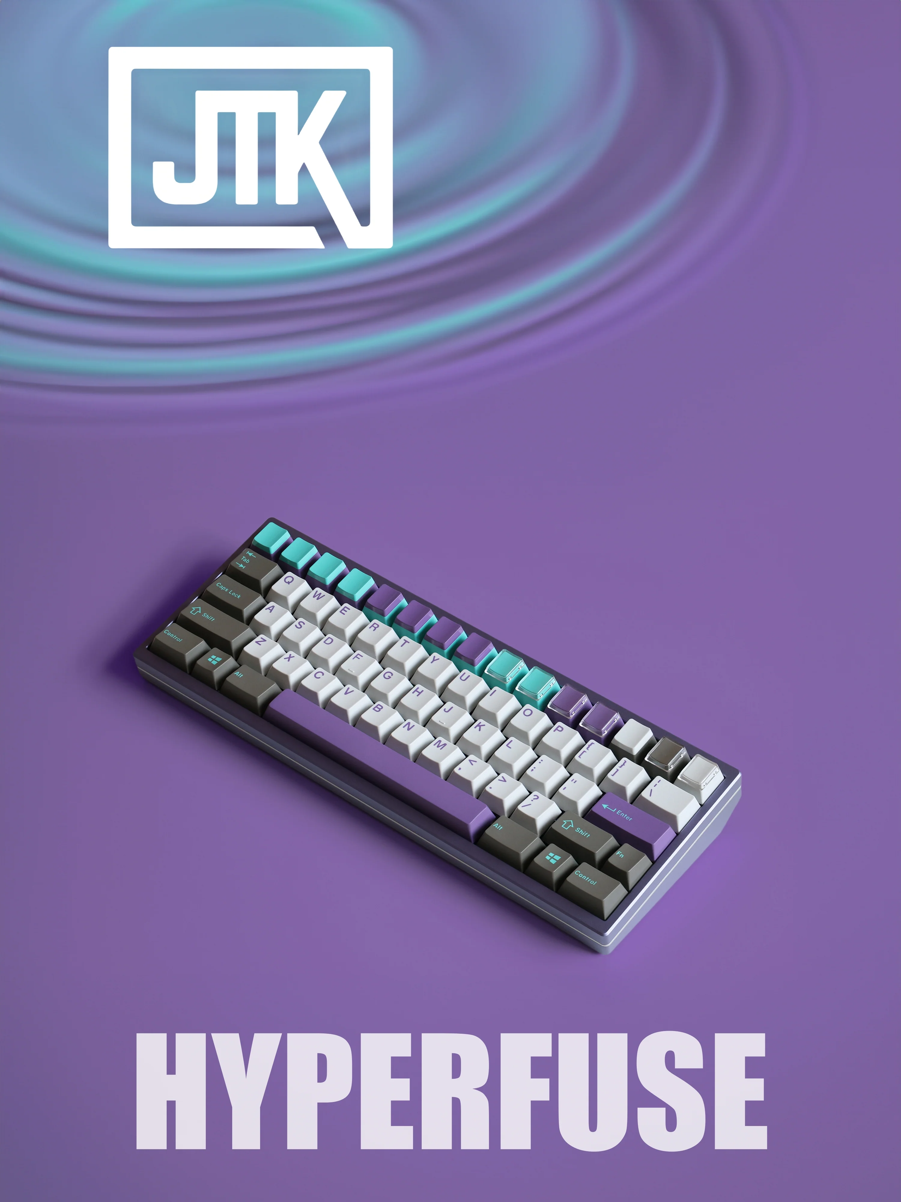 JTK HYPERFUSE R2 PBT&ABS Doubleshot Keycap Set - Image 3