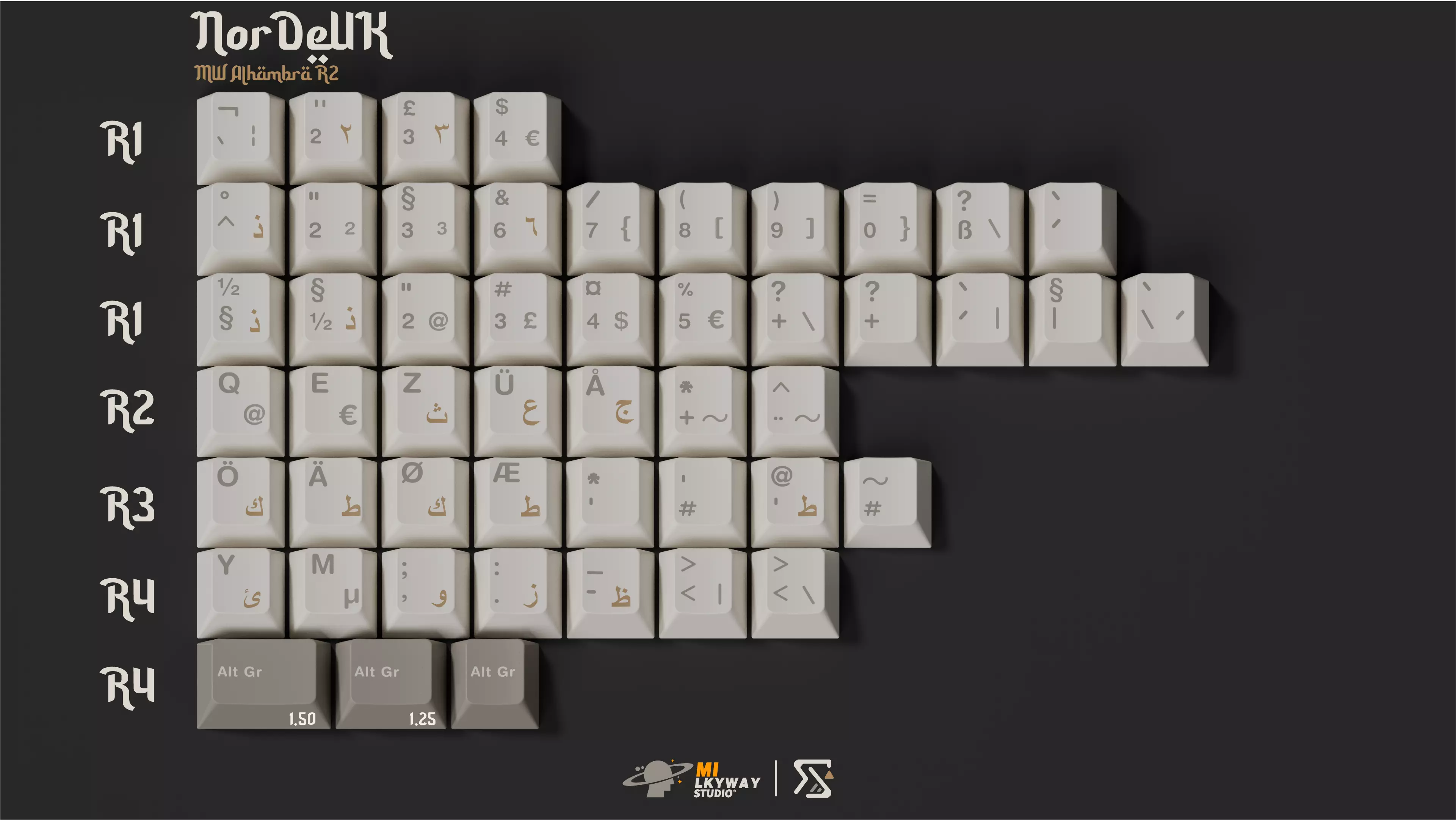 [In Stock] MW Alhambra Cherry Profile Keycaps R2 - Image 16
