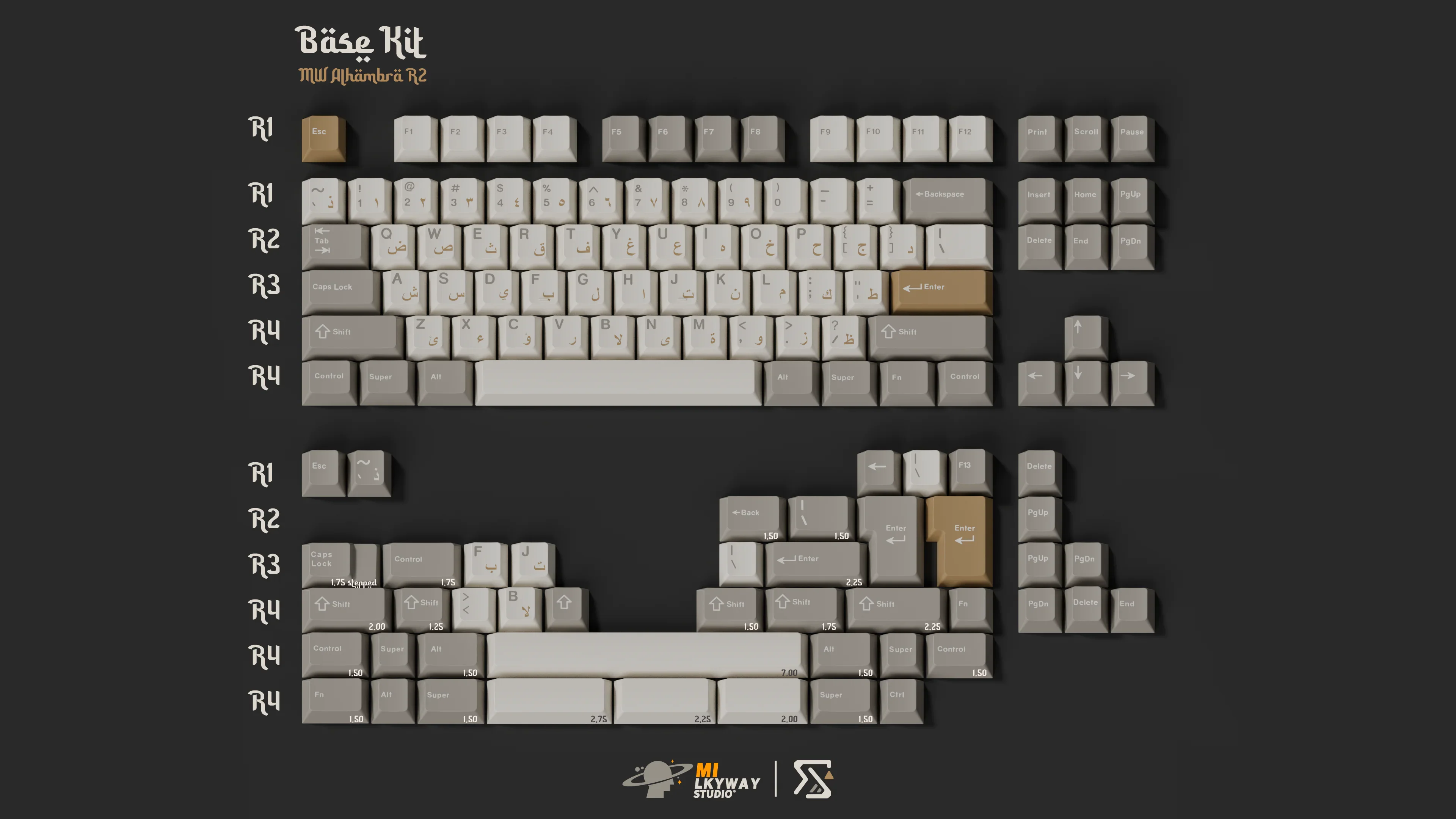 [In Stock] MW Alhambra Cherry Profile Keycaps R2 - Image 9