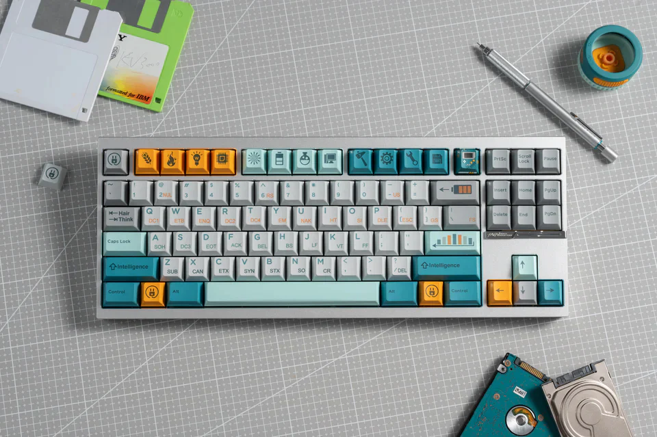 [In-stock] Retro: Evolution Cherry Profile PBT Keycaps - Image 7