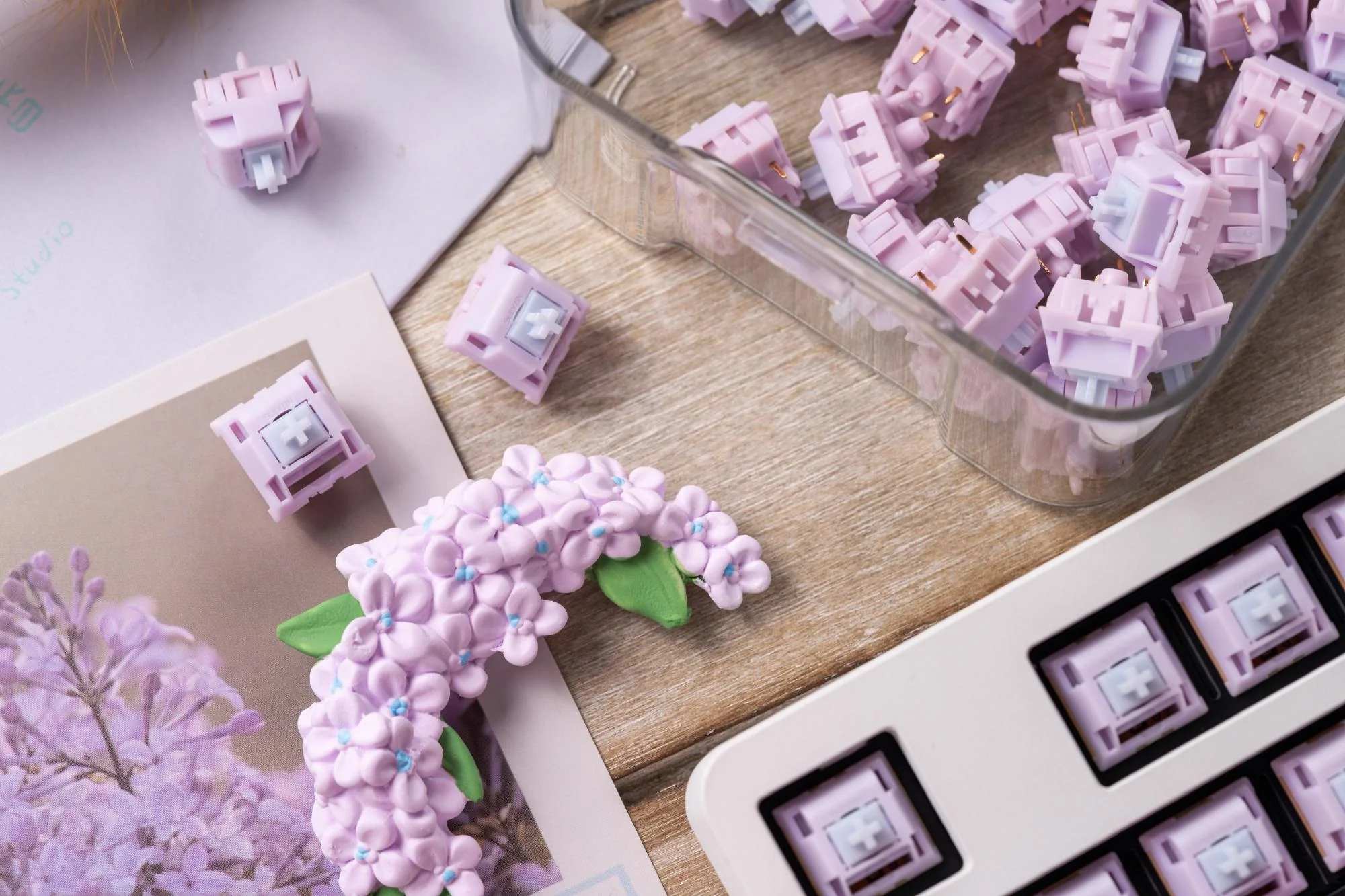 [In-stock] Suixiin Studio Lilac Linear Switch V2 - Image 7