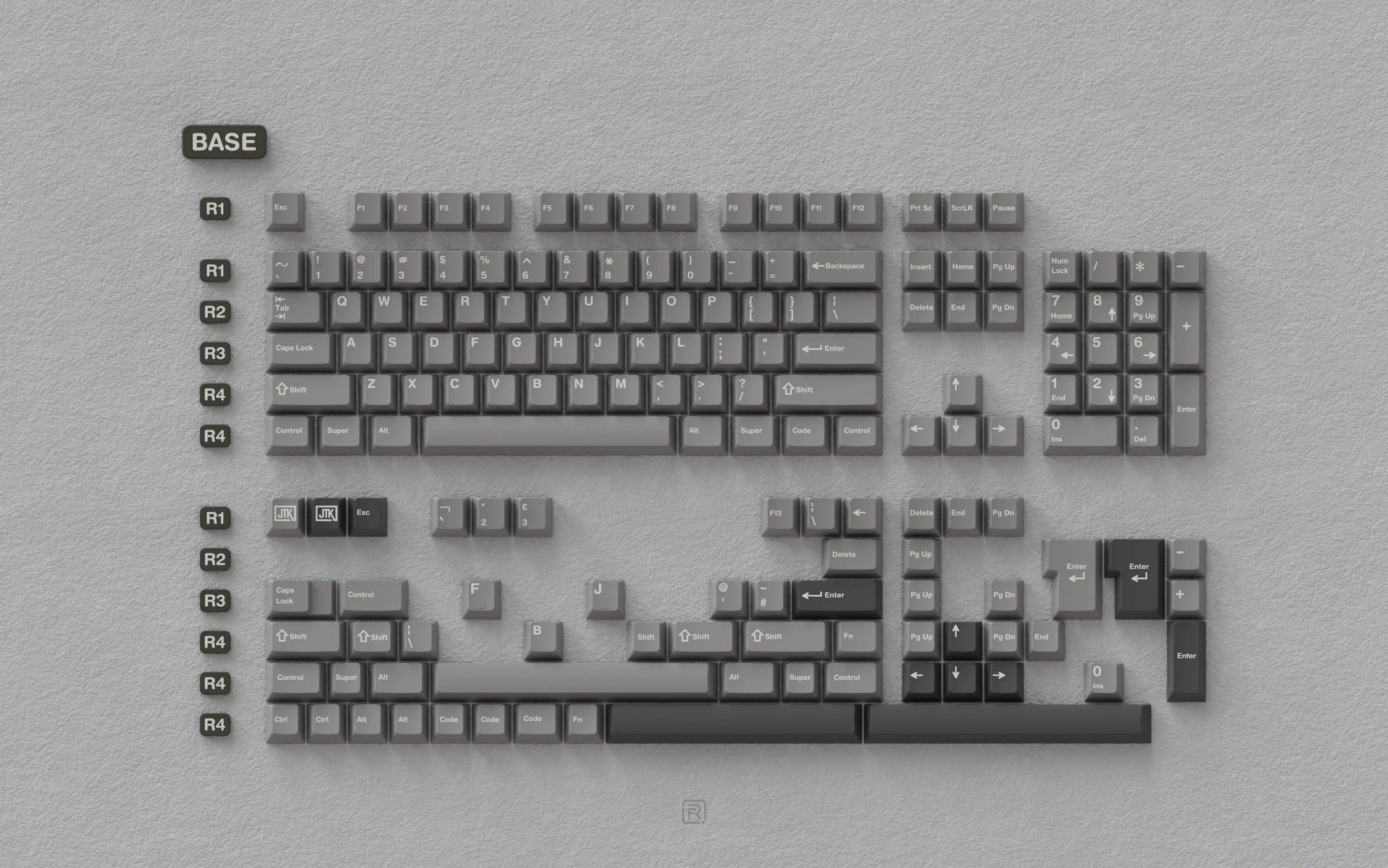 JTK 404 ERROR Doubleshot / Tripeshot Keycap Set - Image 7