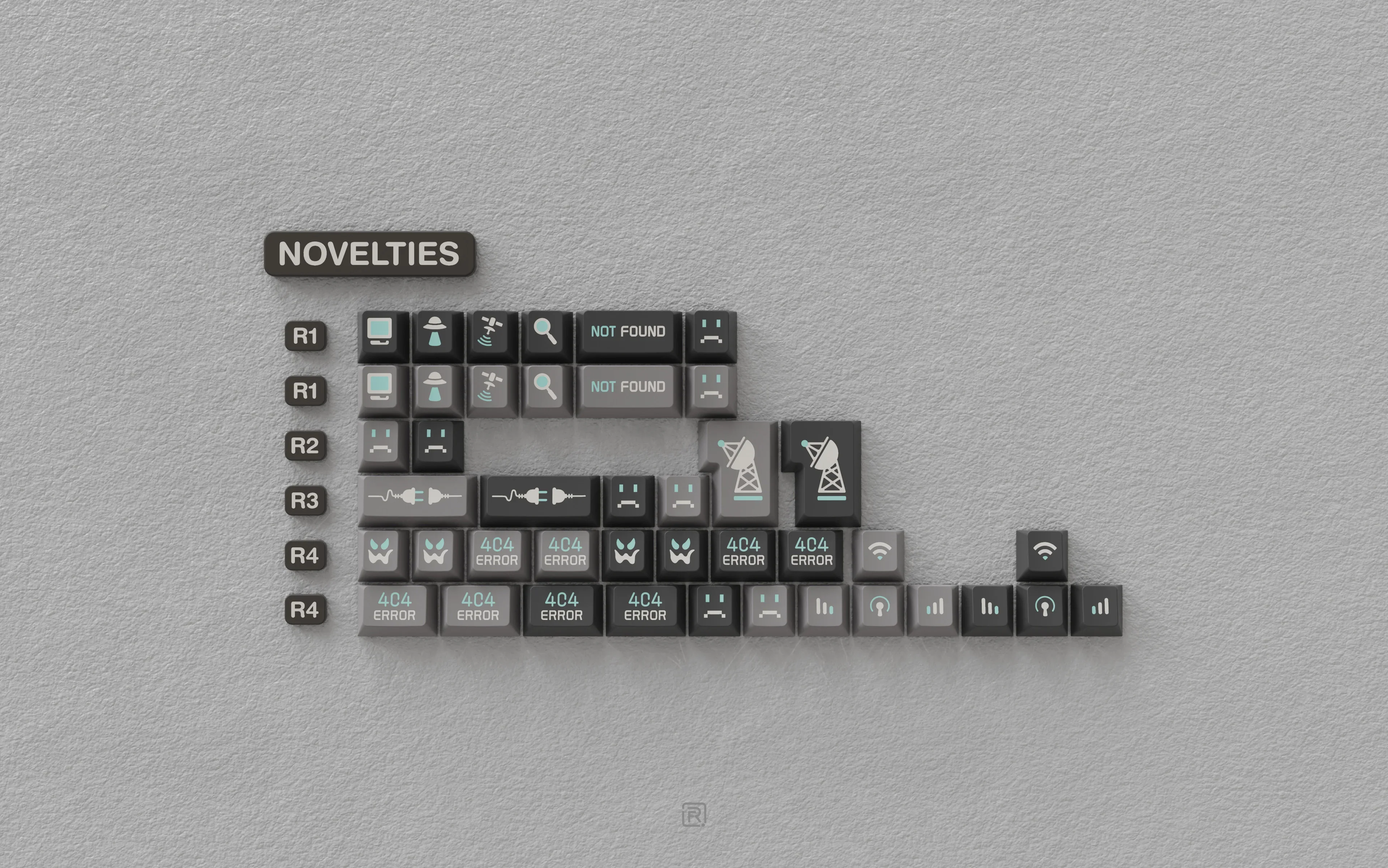 JTK 404 ERROR Doubleshot / Tripeshot Keycap Set - Image 9