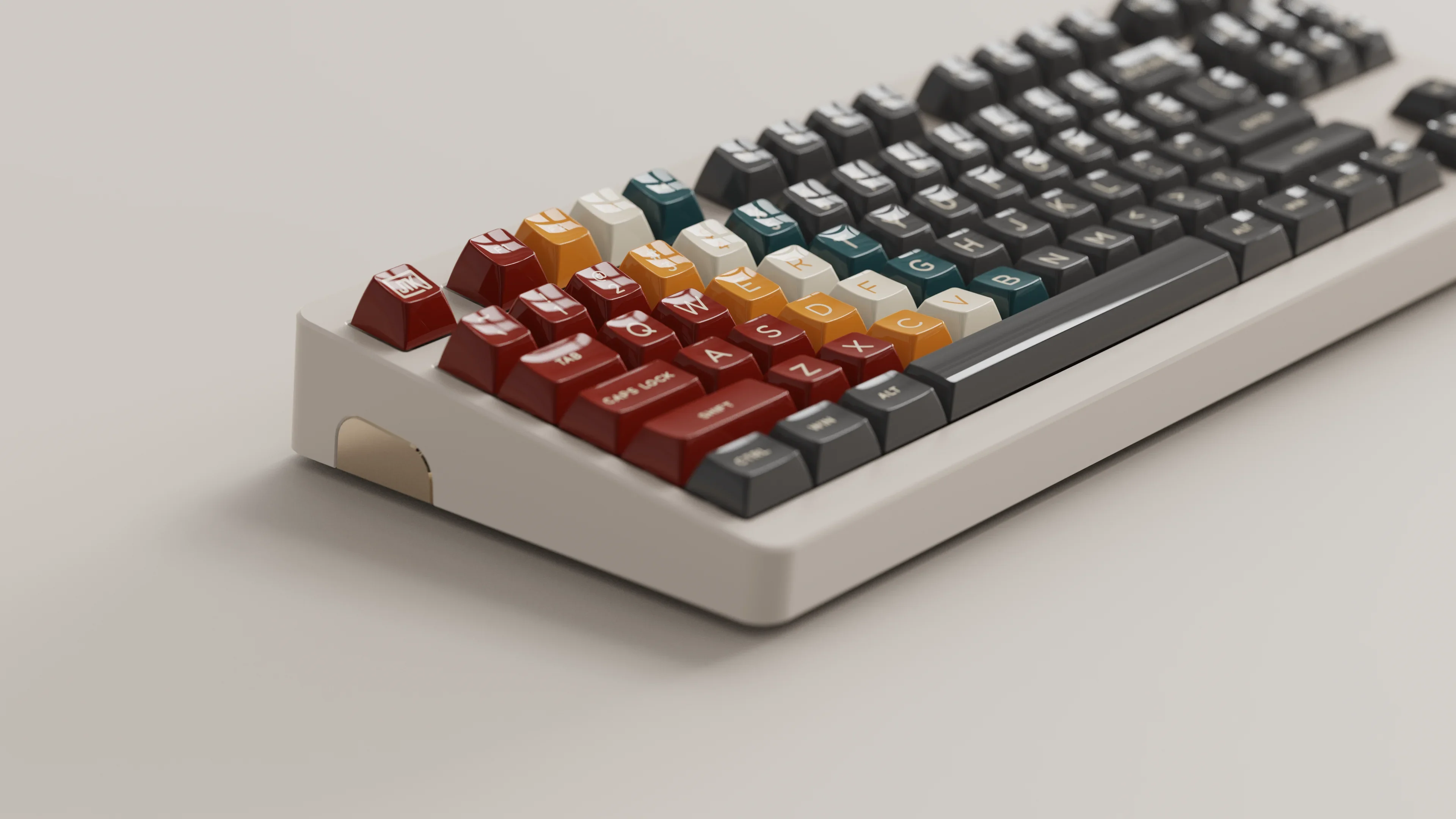 JTK HSA Eccentric ABS Doubleshot Glossy Surface Keycap Set