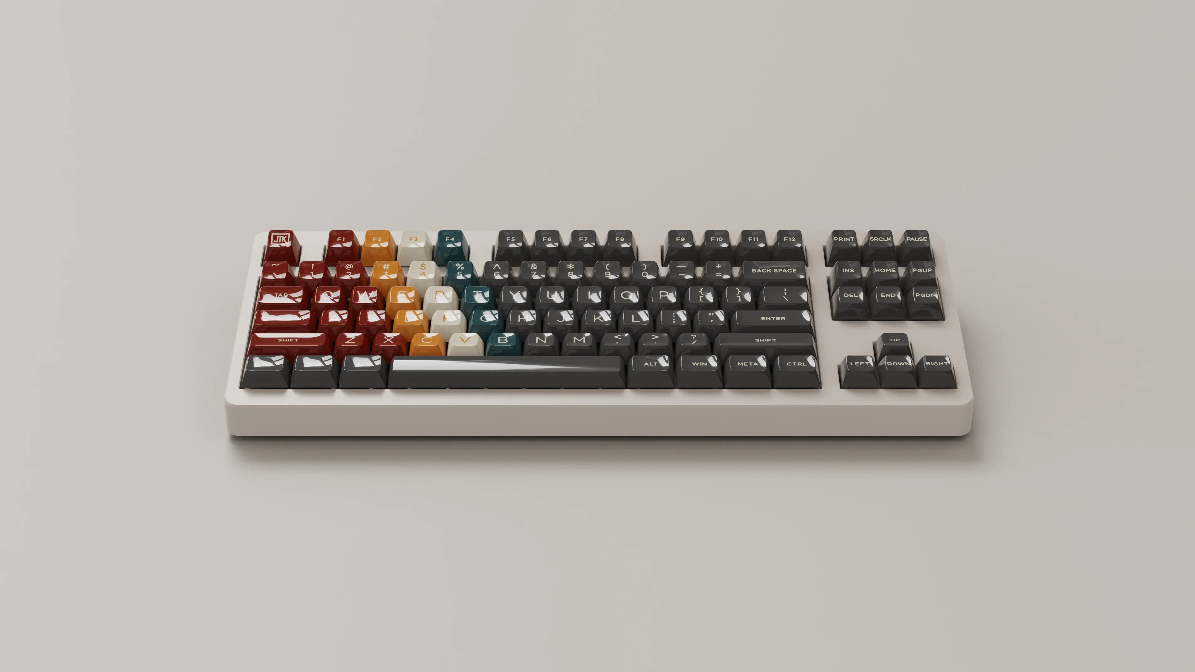 JTK HSA Eccentric ABS Doubleshot Glossy Surface Keycap Set - Image 2
