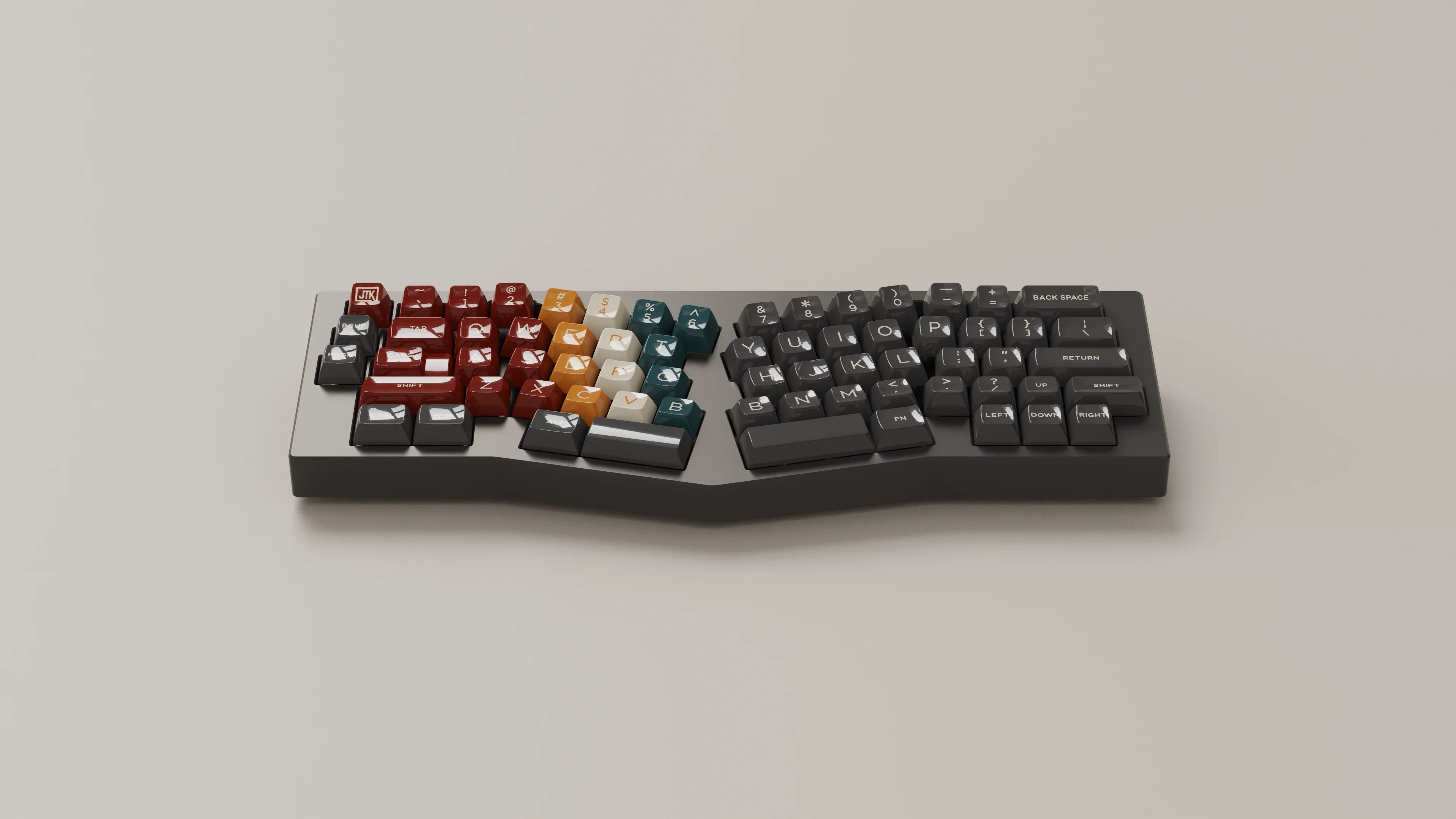 JTK HSA Eccentric ABS Doubleshot Glossy Surface Keycap Set - Image 3