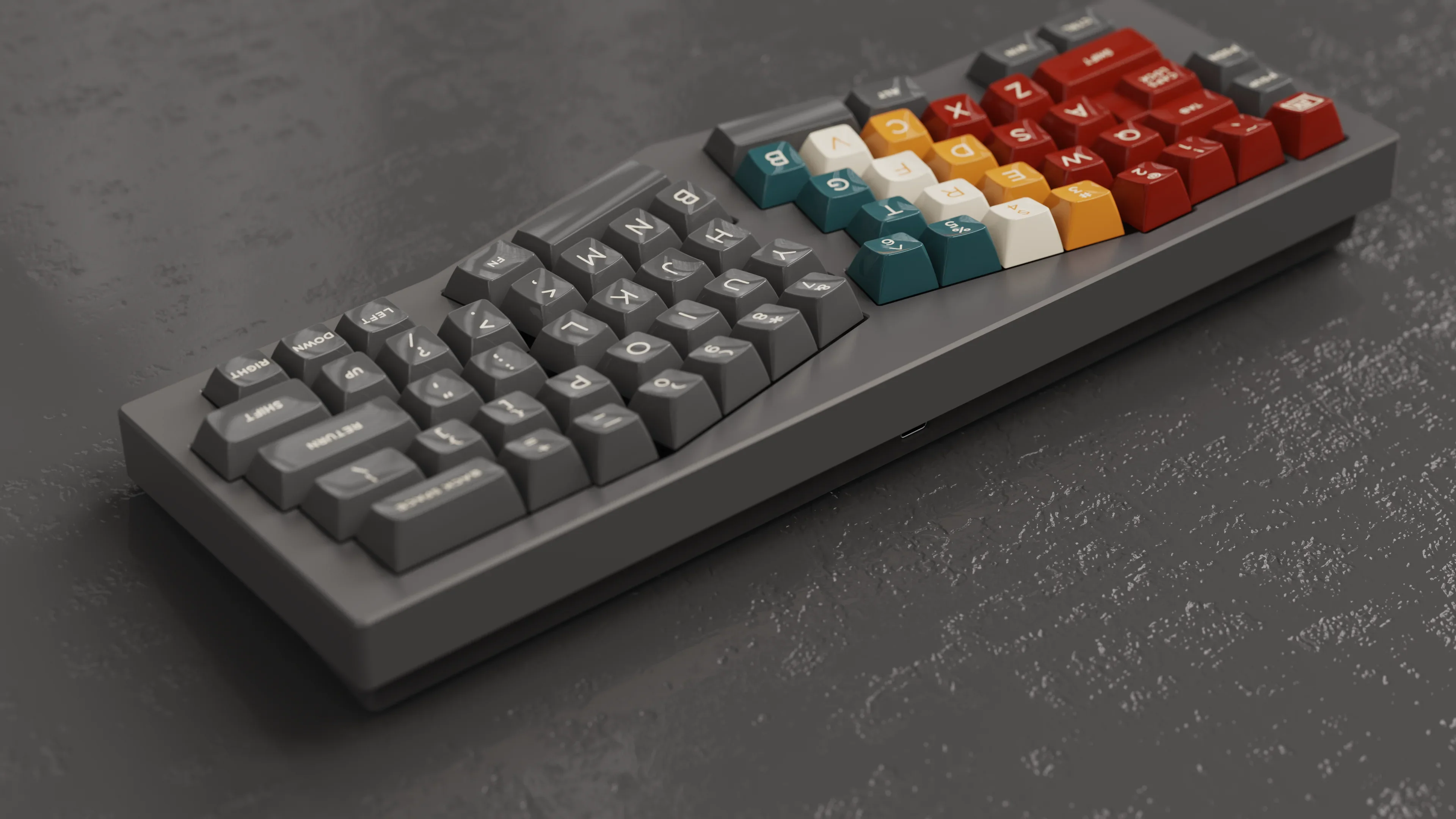 JTK HSA Eccentric ABS Doubleshot Glossy Surface Keycap Set - Image 4