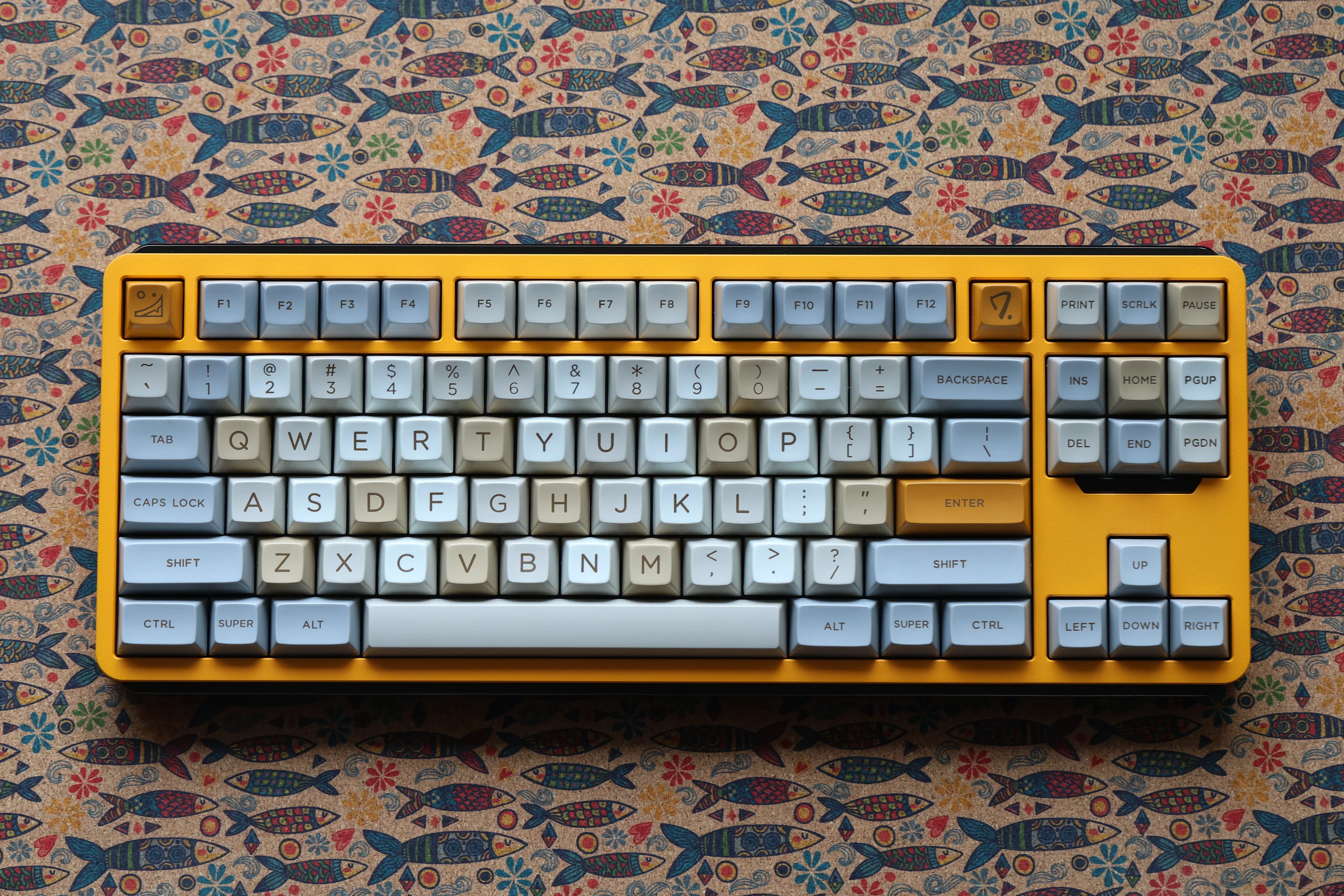 JTK HSA Gold Rush ABS Doubleshot Glossy Surface Keycap Set - Image 3