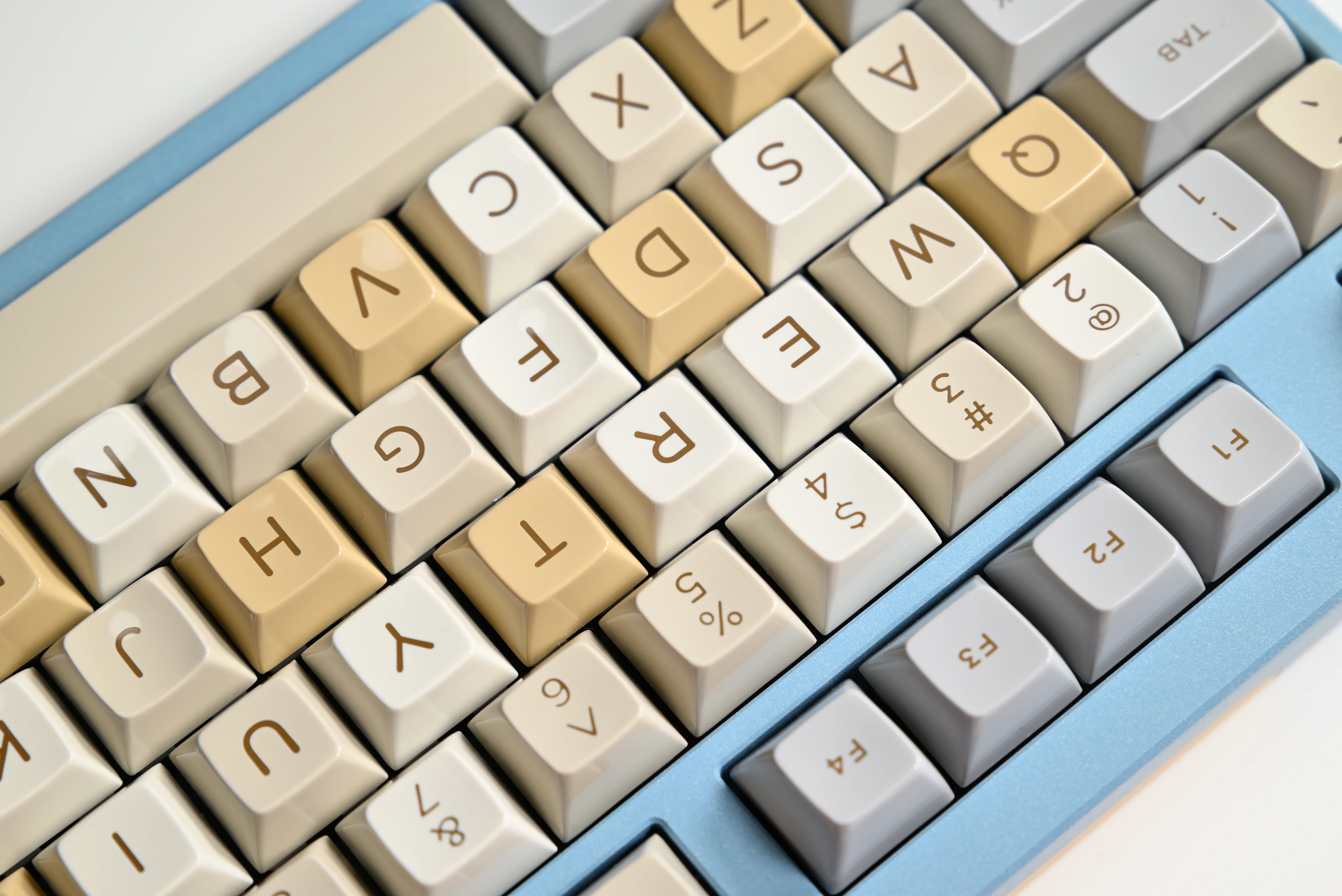 JTK HSA Gold Rush ABS Doubleshot Glossy Surface Keycap Set - Image 6